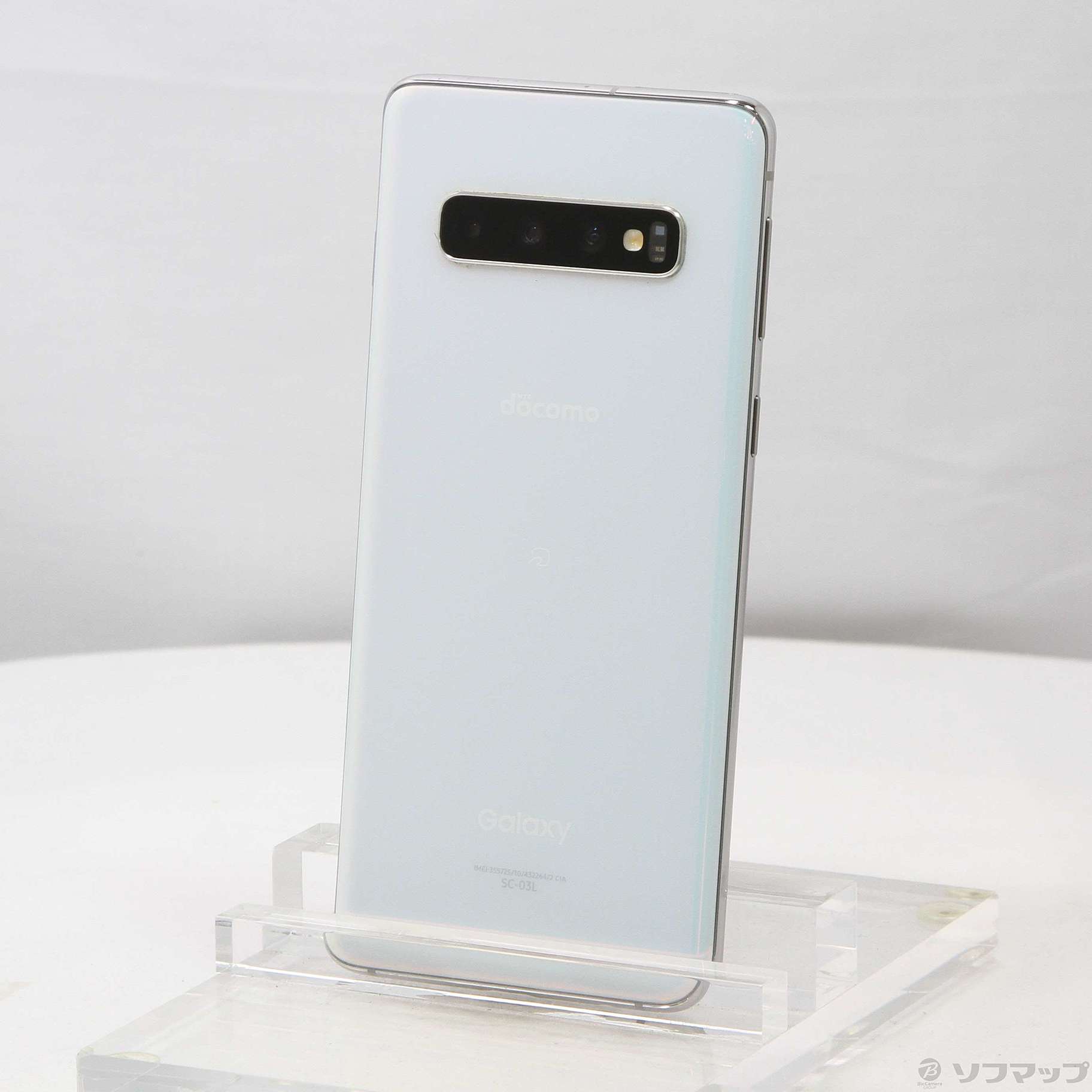 レインボー」 Galaxy S10＋ Prism White 128 GB SIMフリー ...