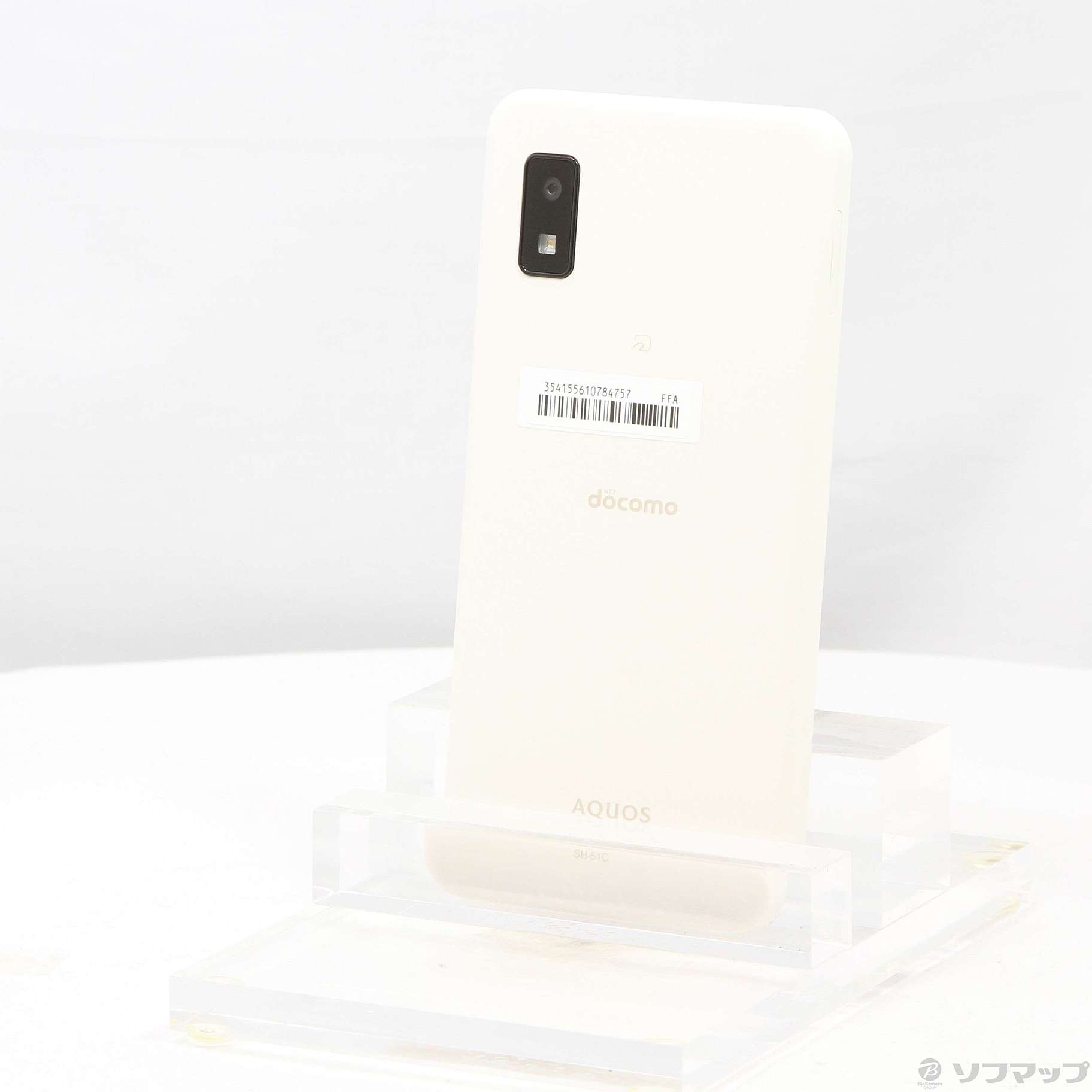 中古】AQUOS wish2 64GB ホワイト SH-51C docomoロック解除SIMフリー