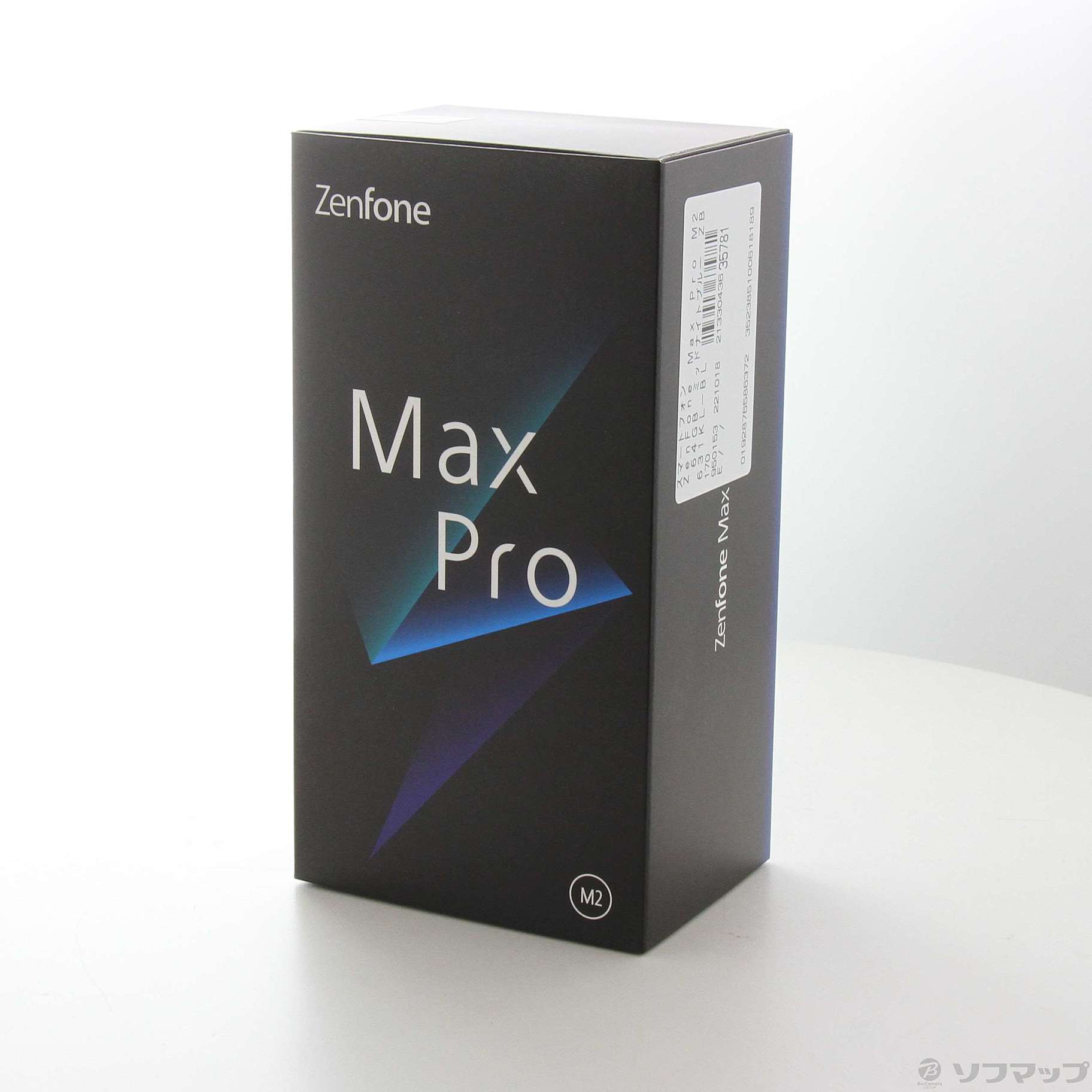 中古】ZenFone Max Pro M2 64GB ミッドナイトブルー ZB631KL-BL64S6