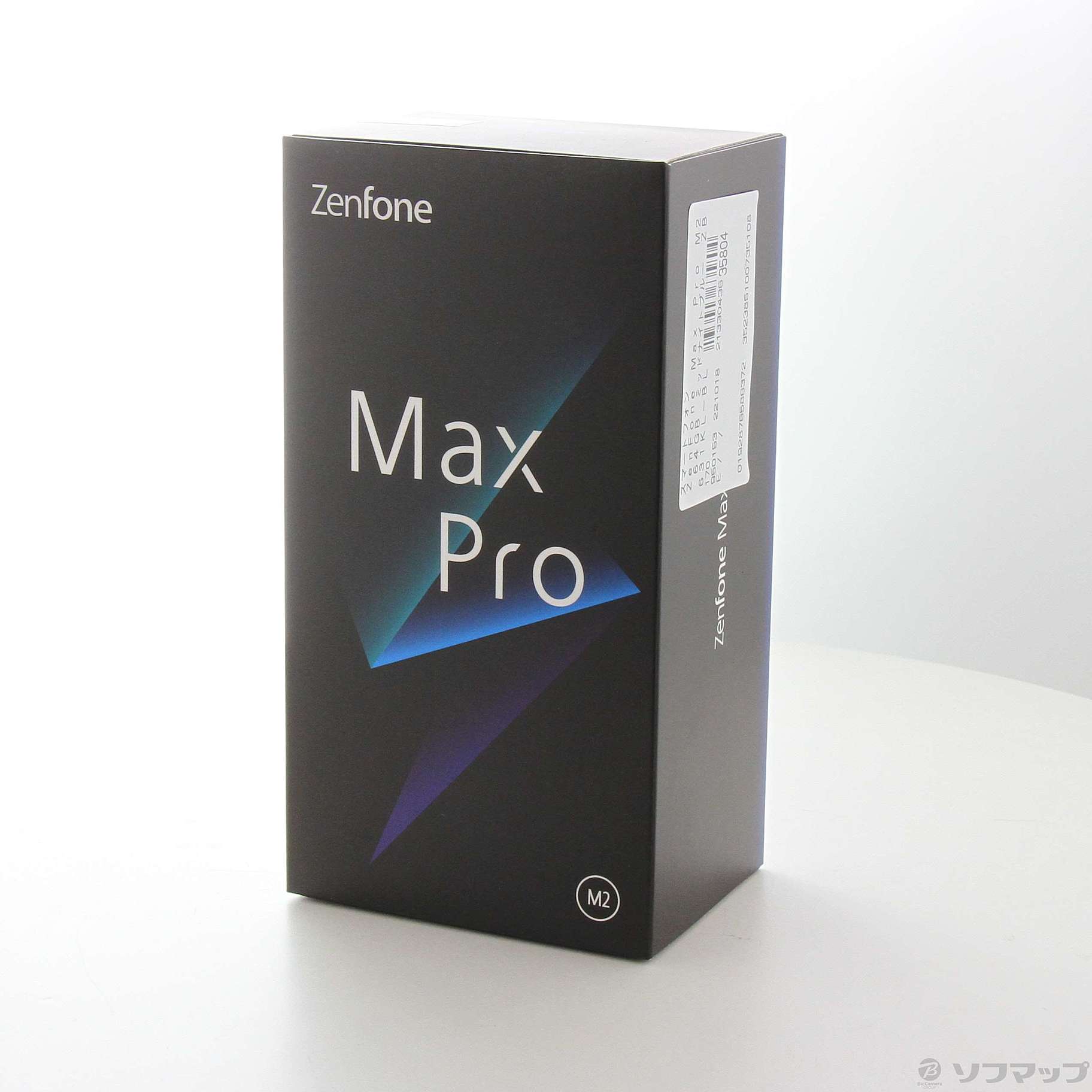 中古】ZenFone Max Pro M2 64GB ミッドナイトブルー ZB631KL-BL64S6