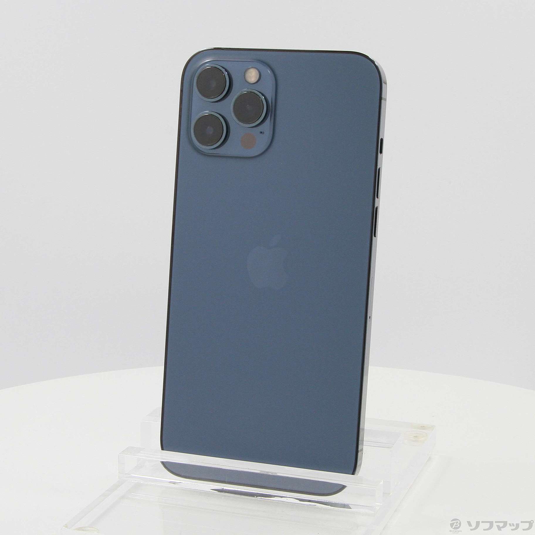 中古】iPhone12 Pro Max 256GB パシフィックブルー MGD23J／A SIM 