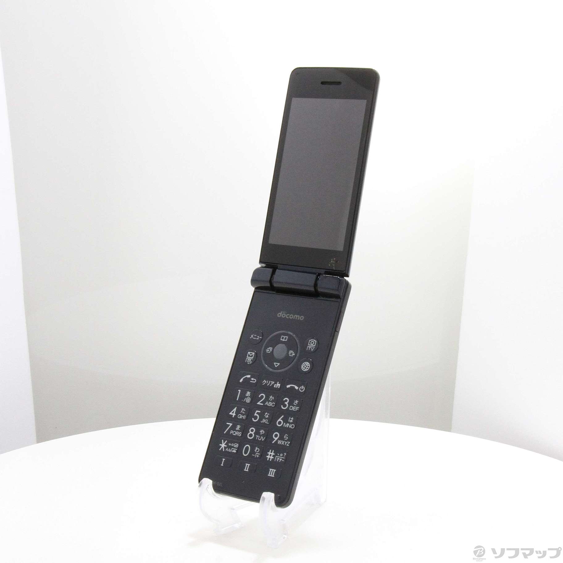 中古】AQUOS ケータイ SH-02L ブラック docomo 〔ネットワーク利用制限