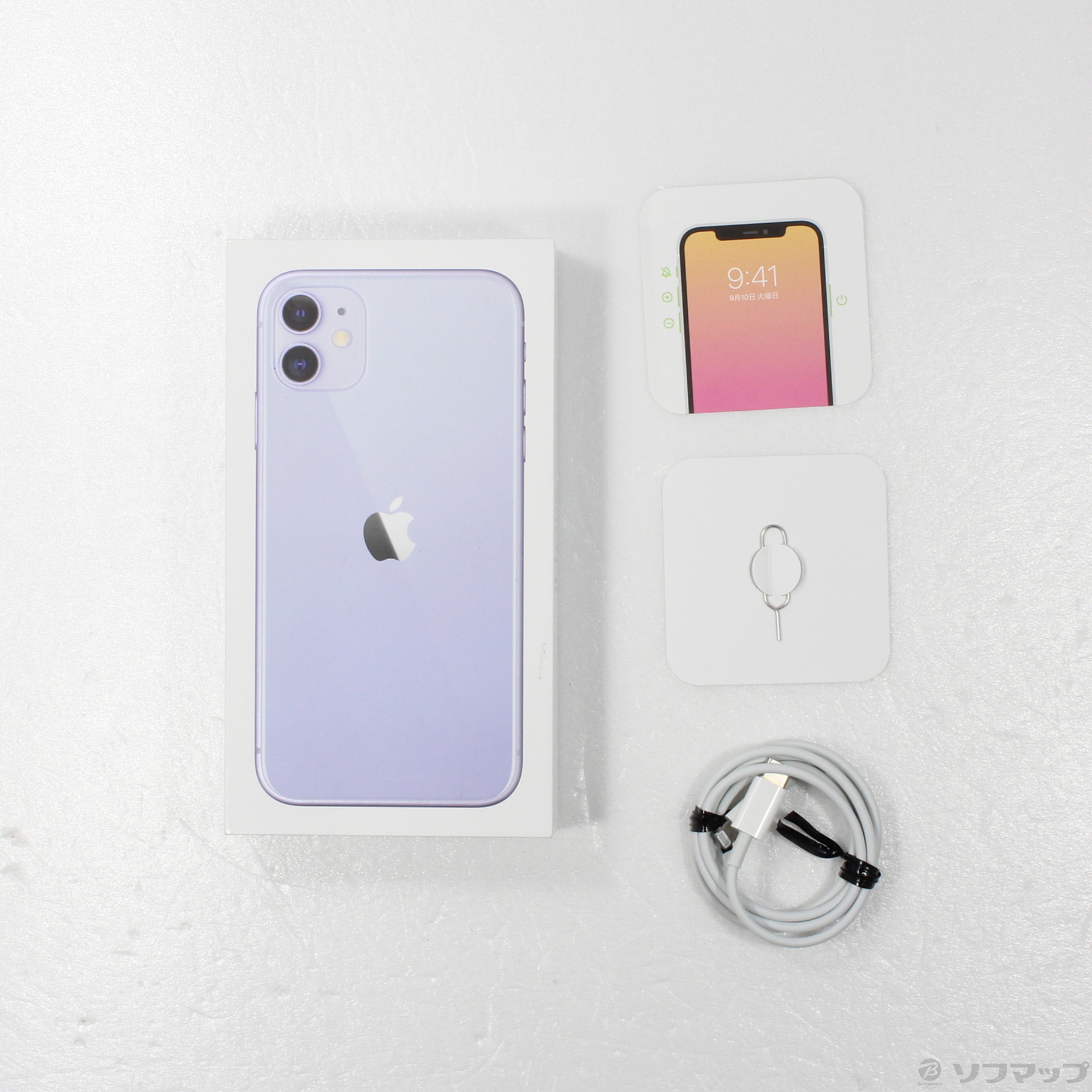 Apple iPhone11 128GB パープル箱付き 【公式通販】