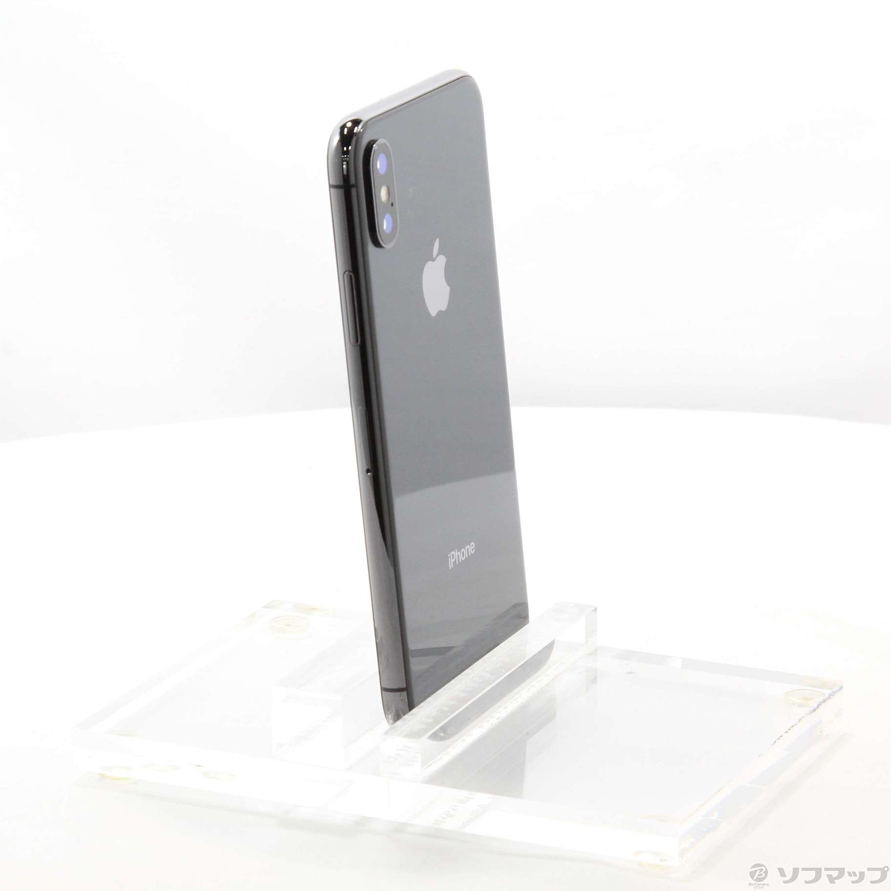 中古】iPhoneX 64GB スペースグレイ MQAX2J／A SoftBank