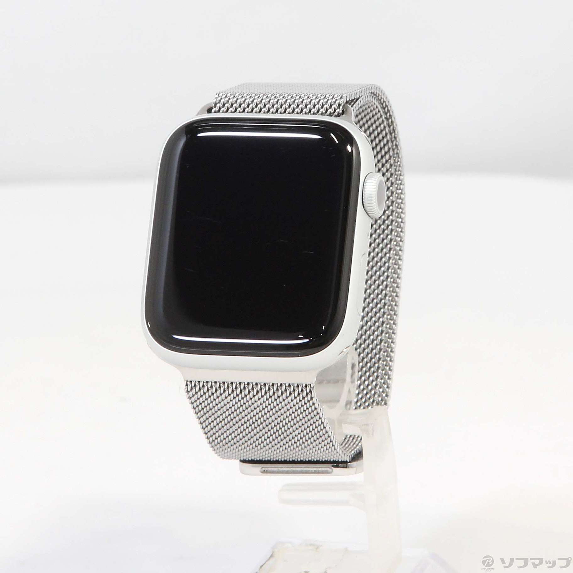 Apple Watch Series 5 GPS 44mm シルバーアルミニウムケース ステンレススチールミラネーゼループ