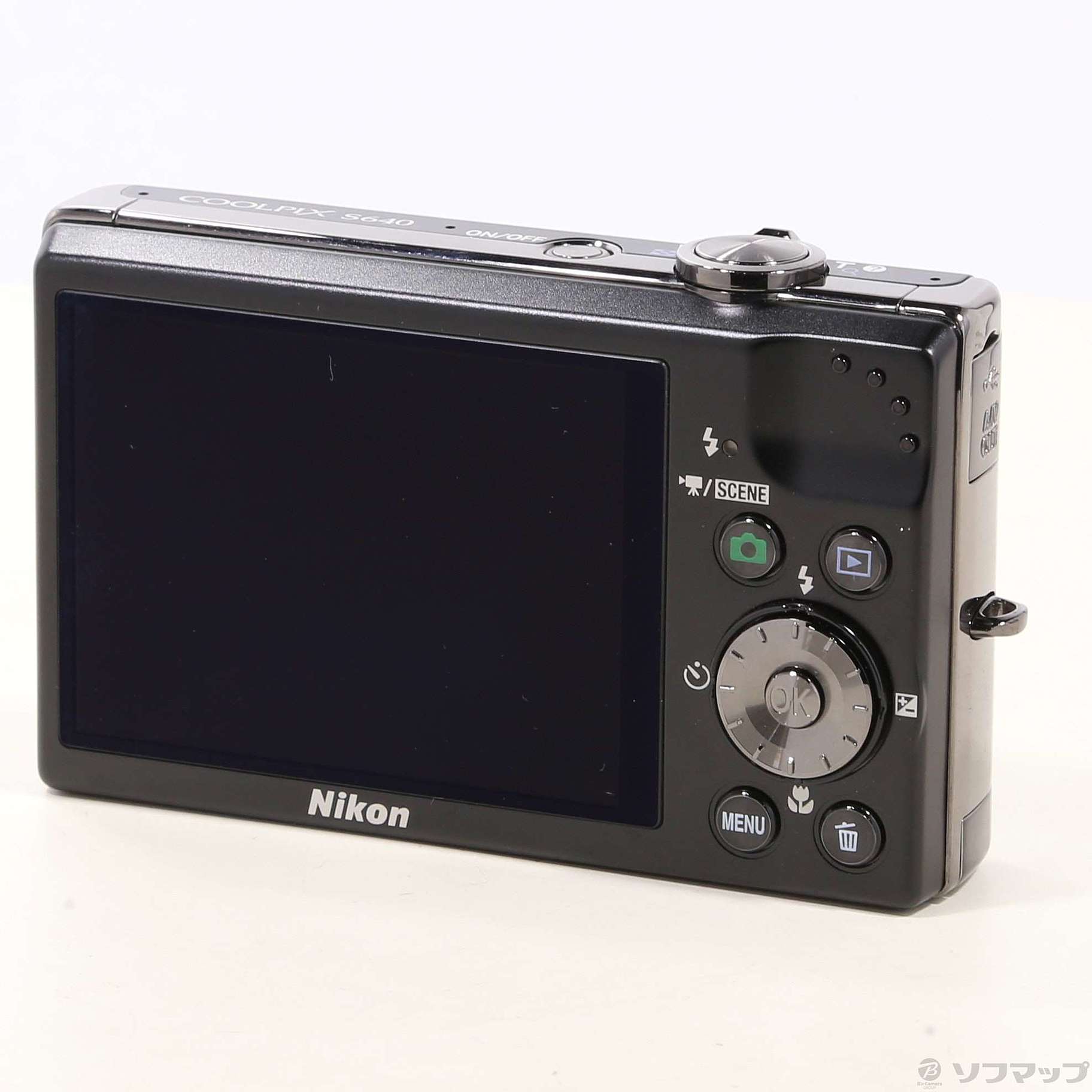 中古】COOLPIX S640 (1200万画素／5倍ズーム／ディープブラック