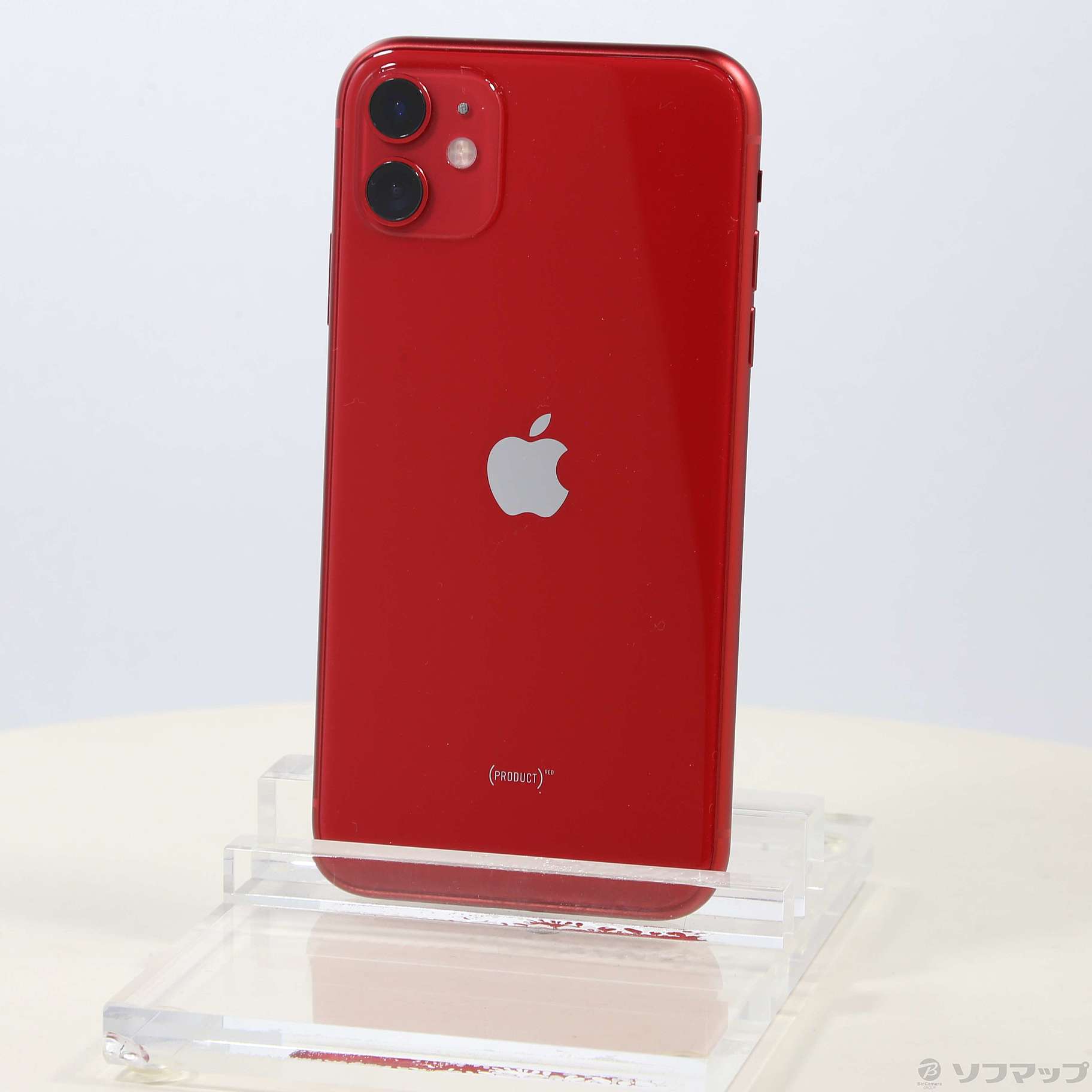 中古】iPhone祭り対象品 iPhone11 64GB プロダクトレッド MWLV2J／A