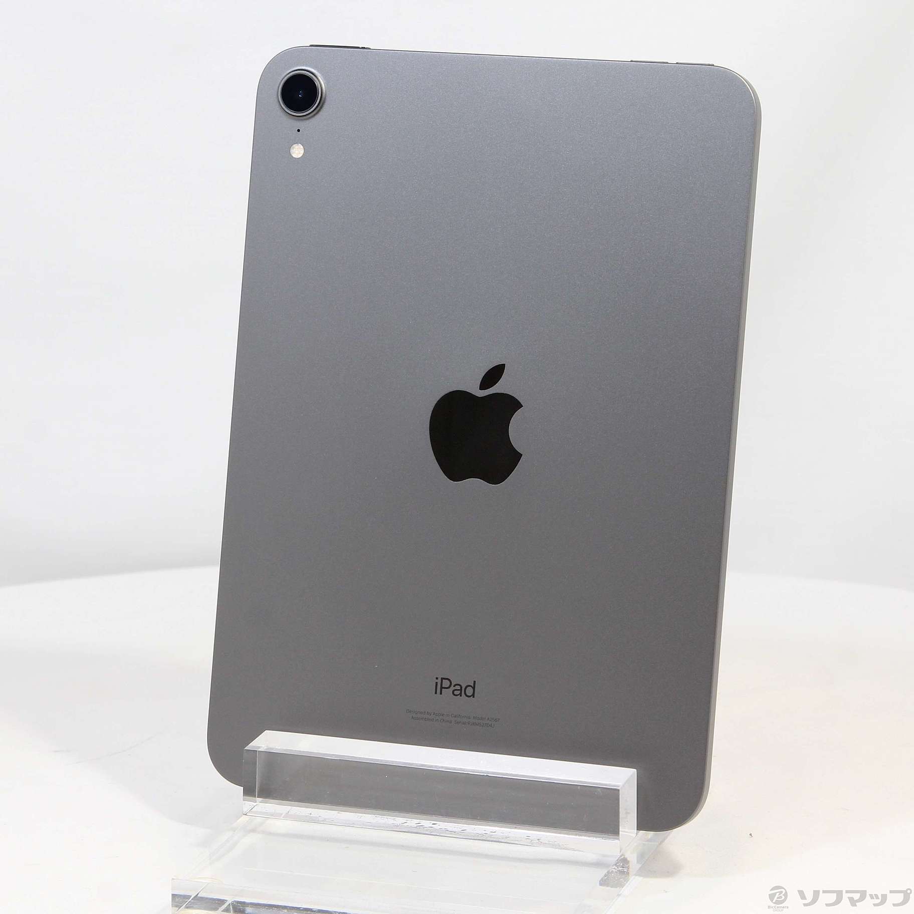 中古】iPad mini 第6世代 64GB スペースグレイ MK7M3J／A Wi-Fi