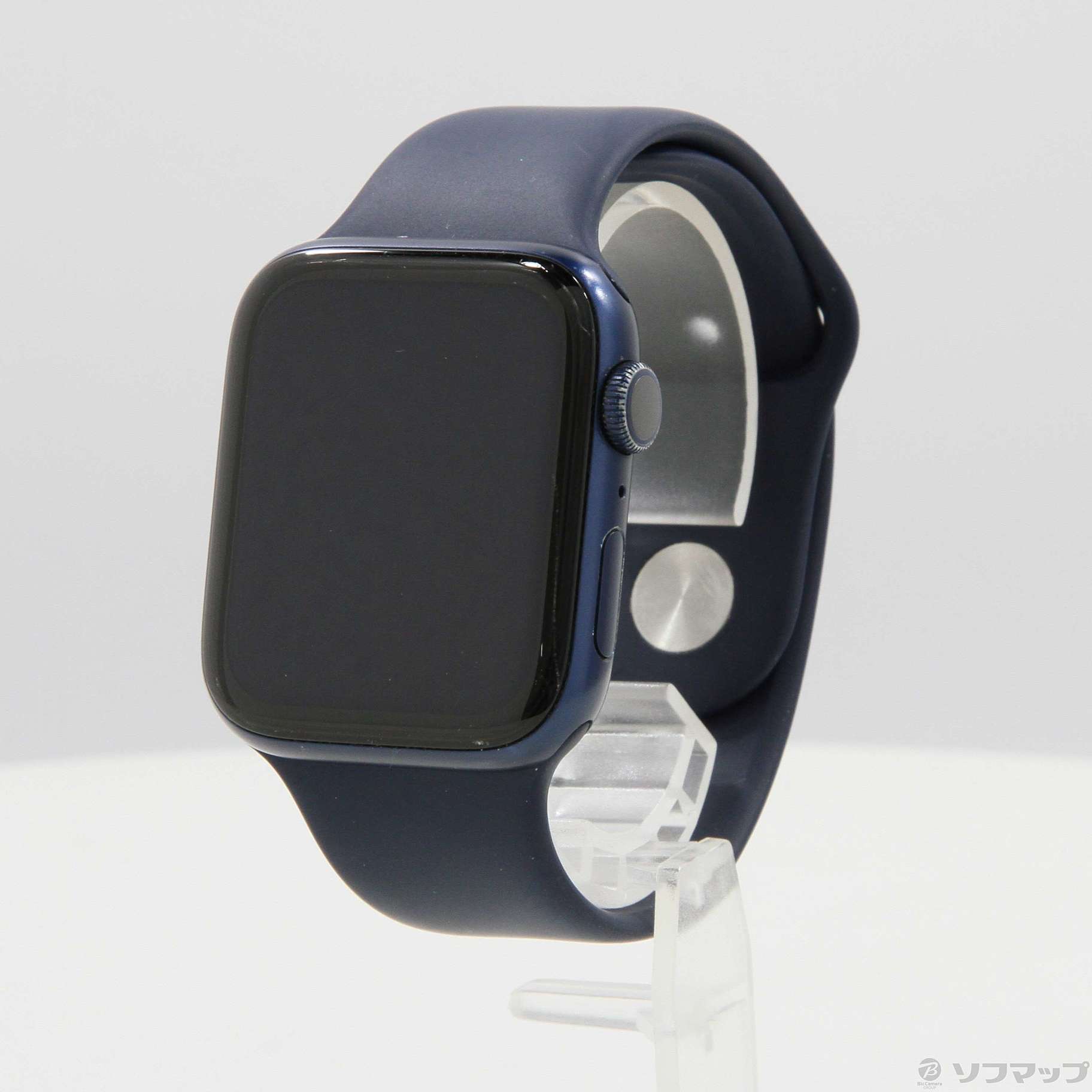 〔中古品〕 Apple Watch Series 6 GPS 44mm ブルーアルミニウムケース ディープネイビースポーツバンド