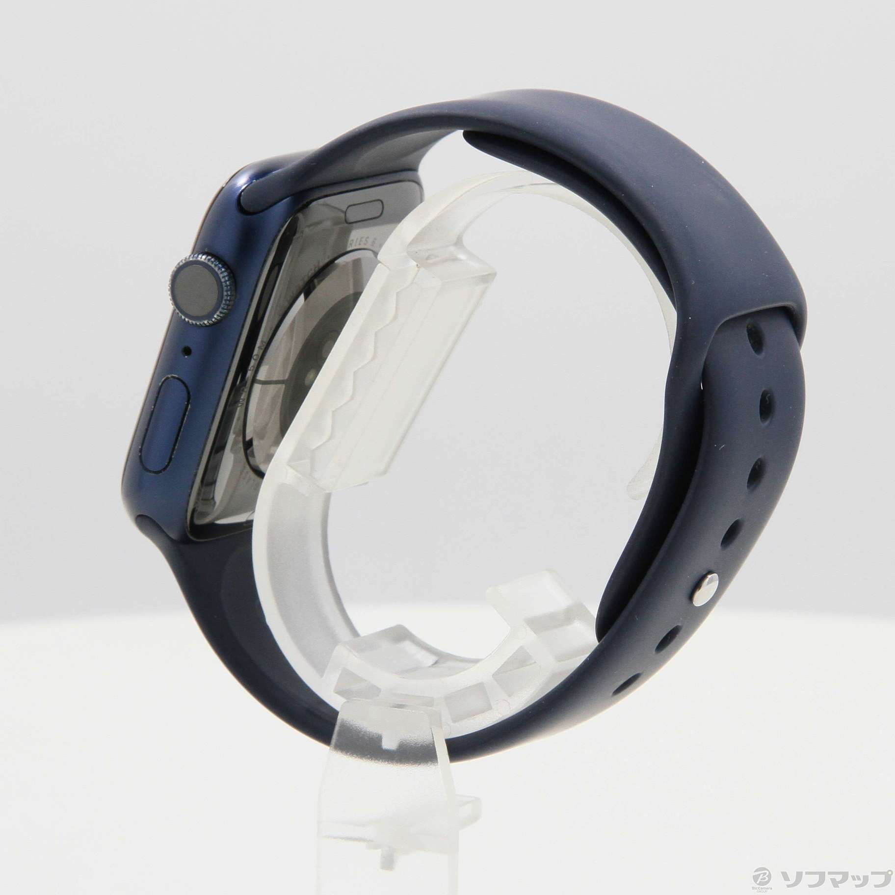 〔中古品〕 Apple Watch Series 6 GPS 44mm ブルーアルミニウムケース ディープネイビースポーツバンド