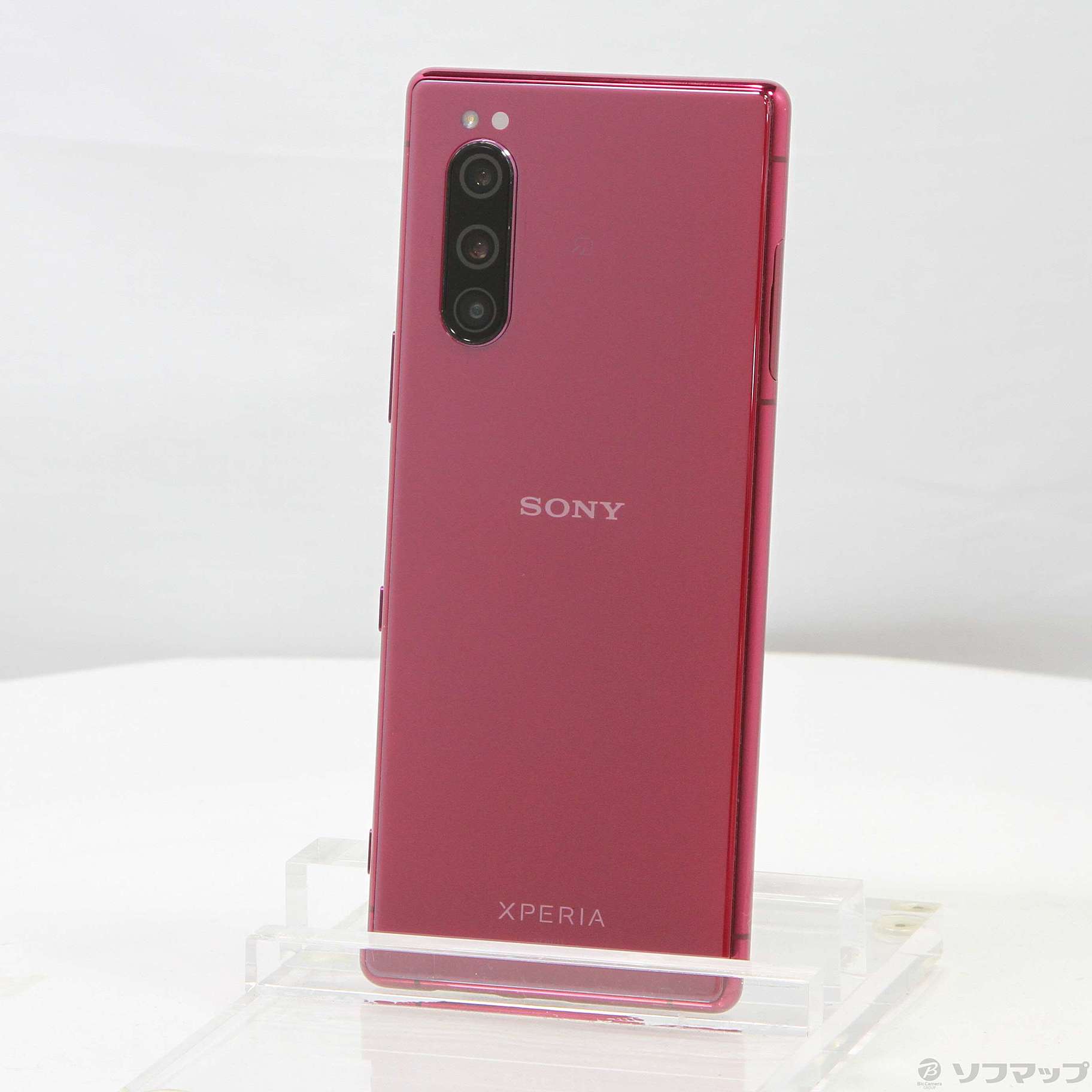 Xperia 5 レッド 防水 フルセグ 未使用 simロック解除済 - スマートフォン本体