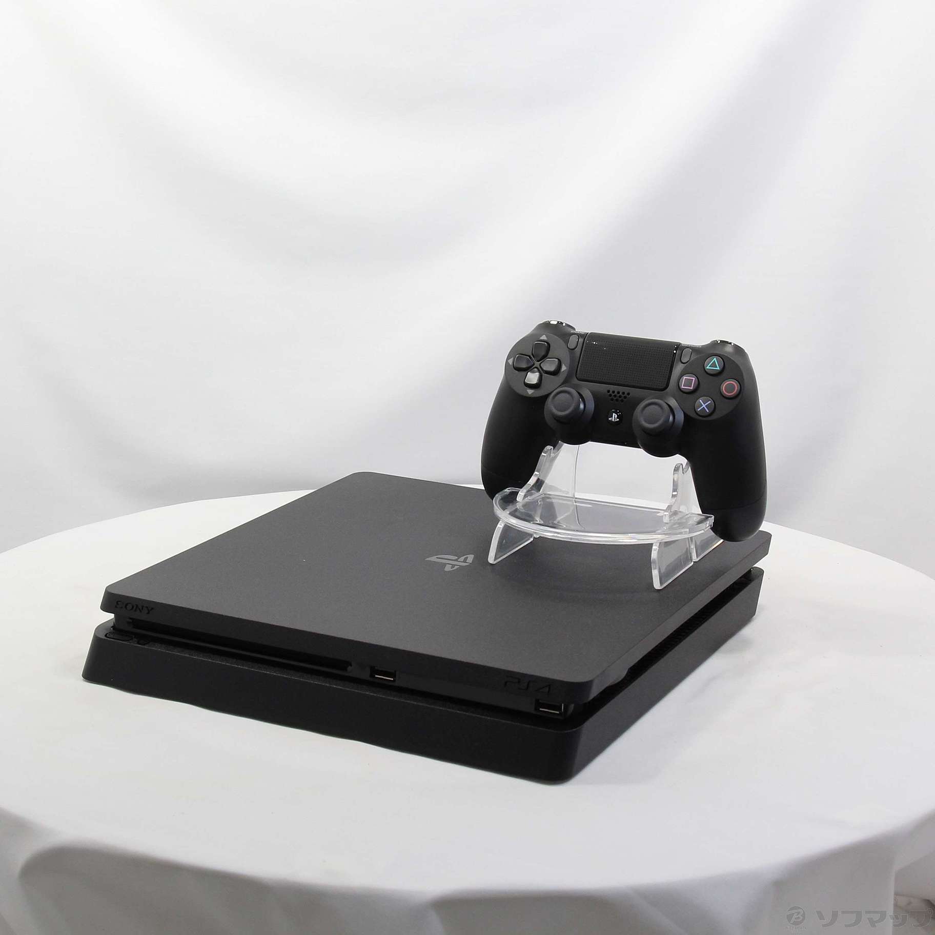 中古】PlayStation 4 ジェット・ブラック 500GB CUH-2200AB01 