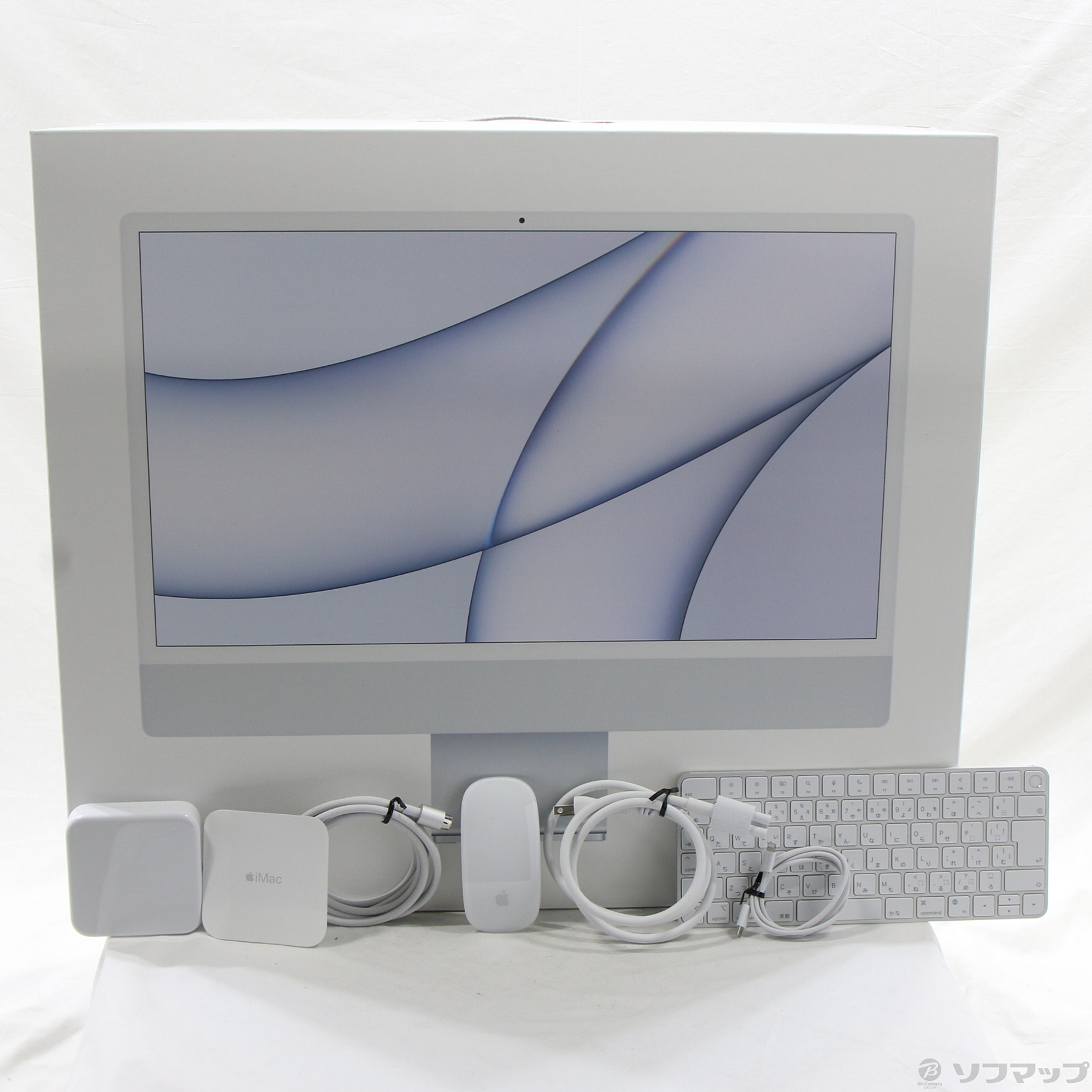 中古】iMac 24-inch Mid 2021 MGPD3J／A Apple M1 8コアCPU_8コアGPU