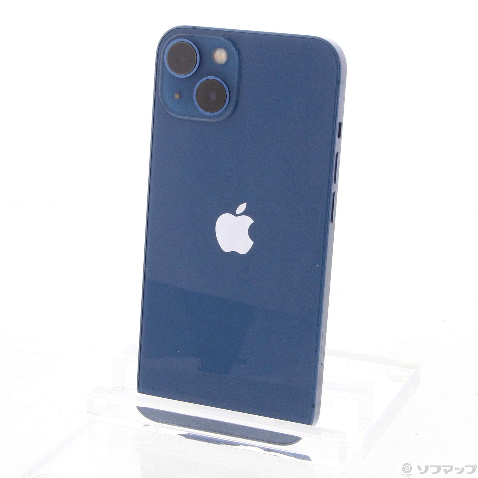 逸品】 【美品】SIMフリー iPhone13 128GB ブルー スマートフォン本体 