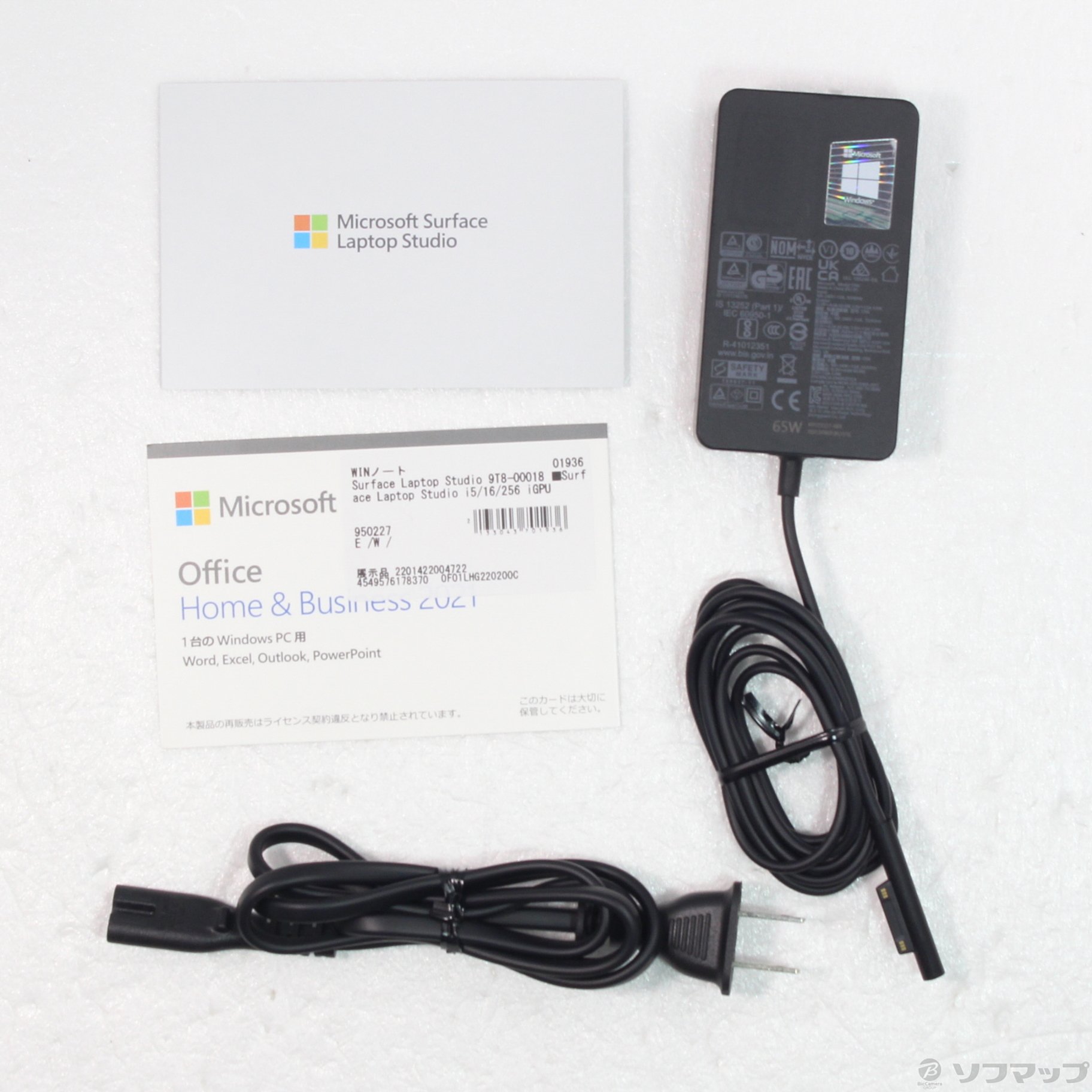 中古】〔展示品〕 Surface Laptop Studio 〔Core i5／16GB／SSD256GB