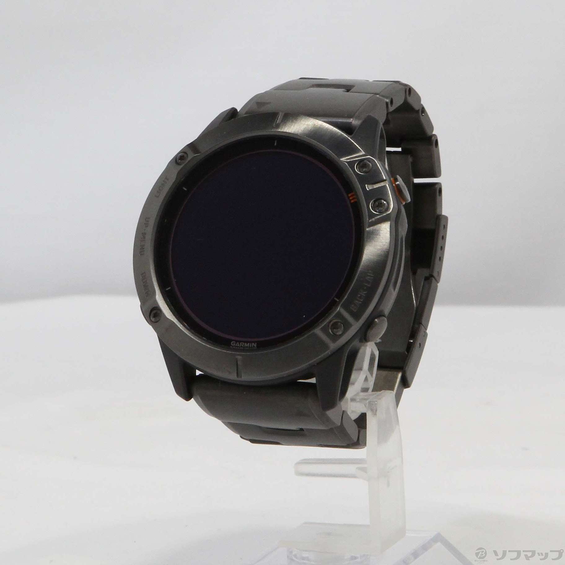 中古】fenix 6X Pro Dual Power Ti Black DLC Titanium band