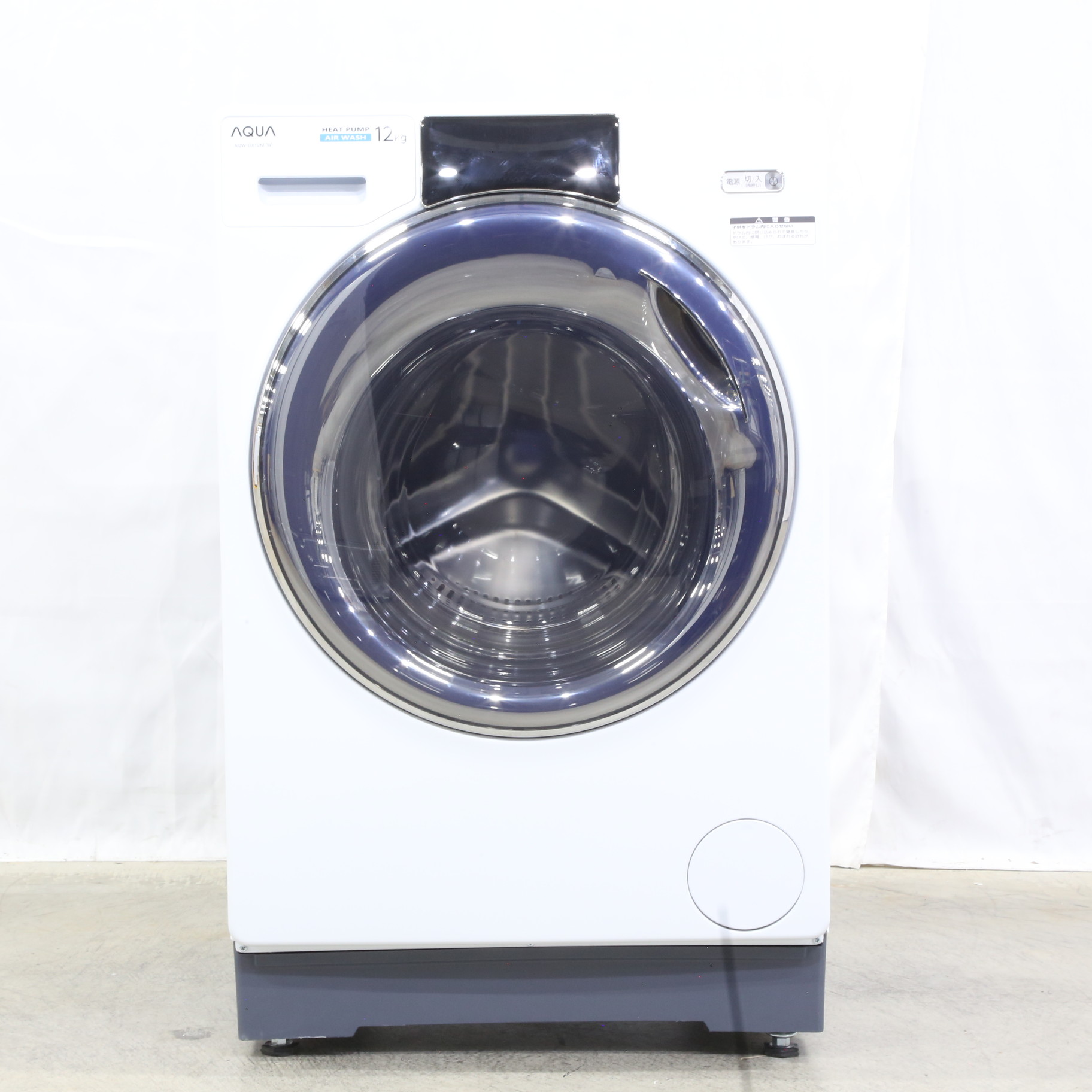 値下げ】ドラム式洗濯乾燥機 AQUA AQW-DX12M(W) WHITE-