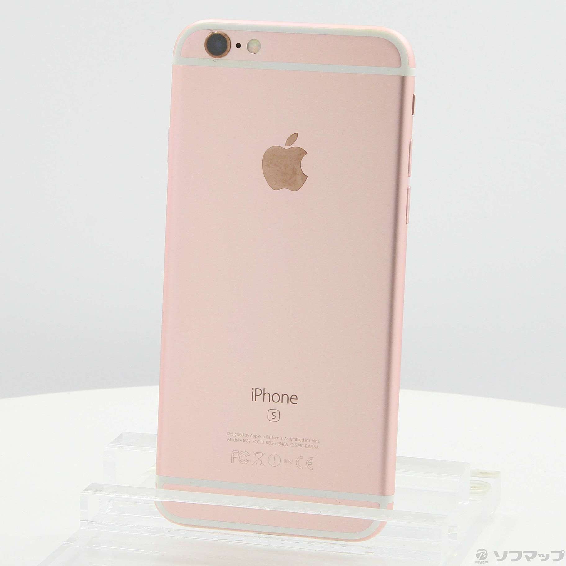 スマートフォン本体iPhone6S 16GB pink SIMフリー(ケース付き)