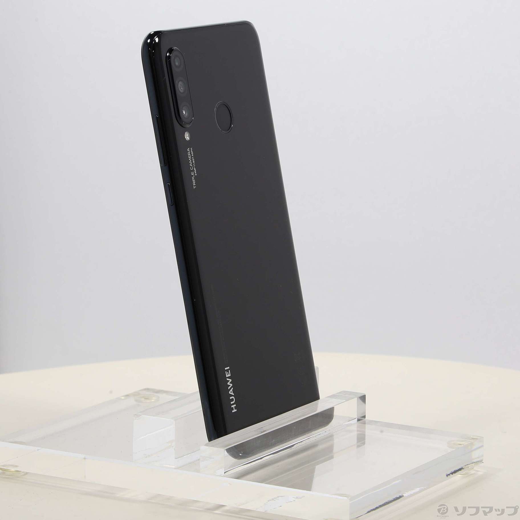 中古】HUAWEI P30 lite 64GB ミッドナイトブラック HWSEC2 SIMフリー