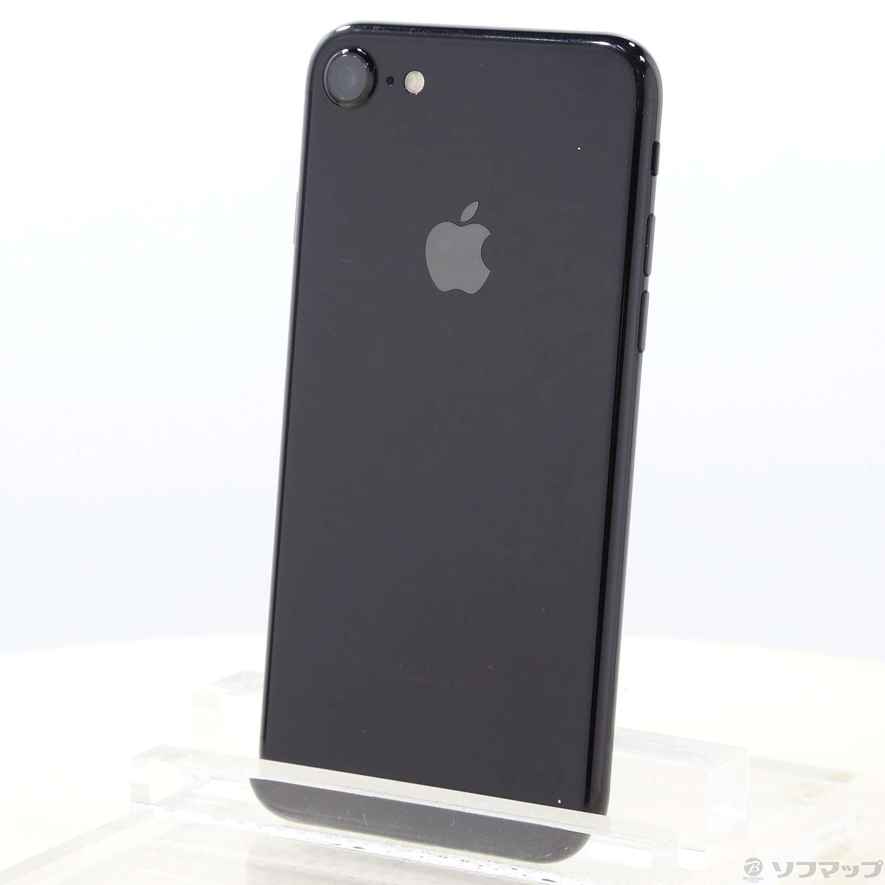 中古】iPhone7 128GB ジェットブラック MNCP2J／A SIMフリー