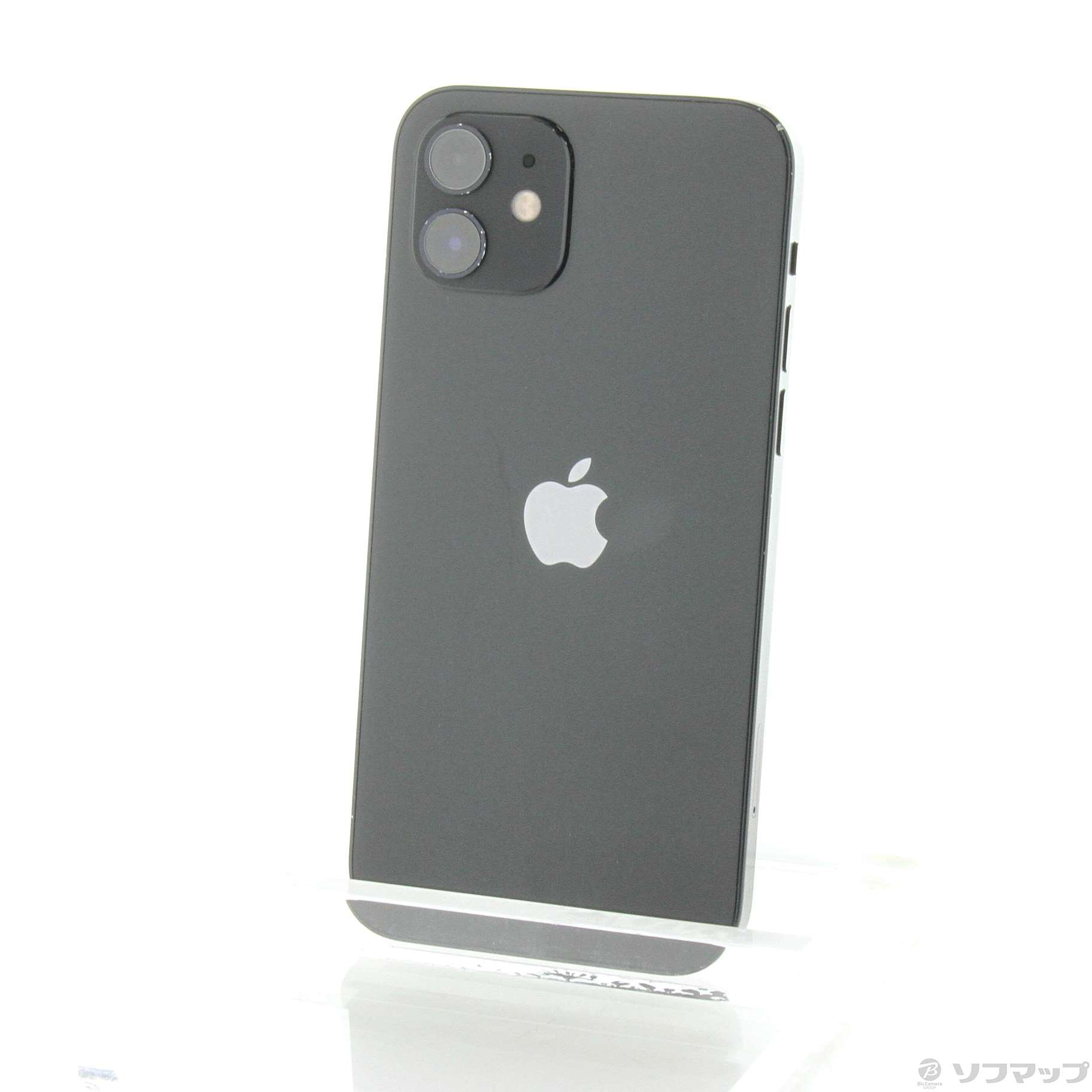 中古】iPhone12 64GB ブラック MGHN3J／A SIMフリー [2133043727424