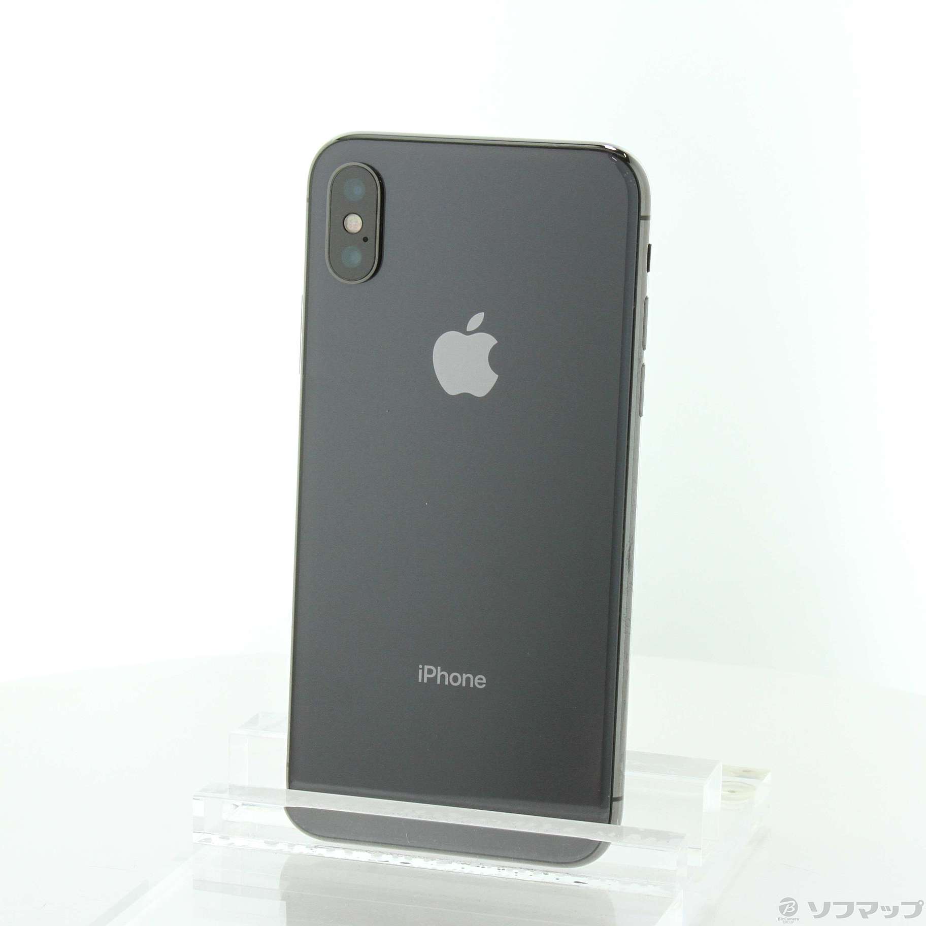 中古】iPhoneX 64GB スペースグレイ MQAX2J／A SoftBank