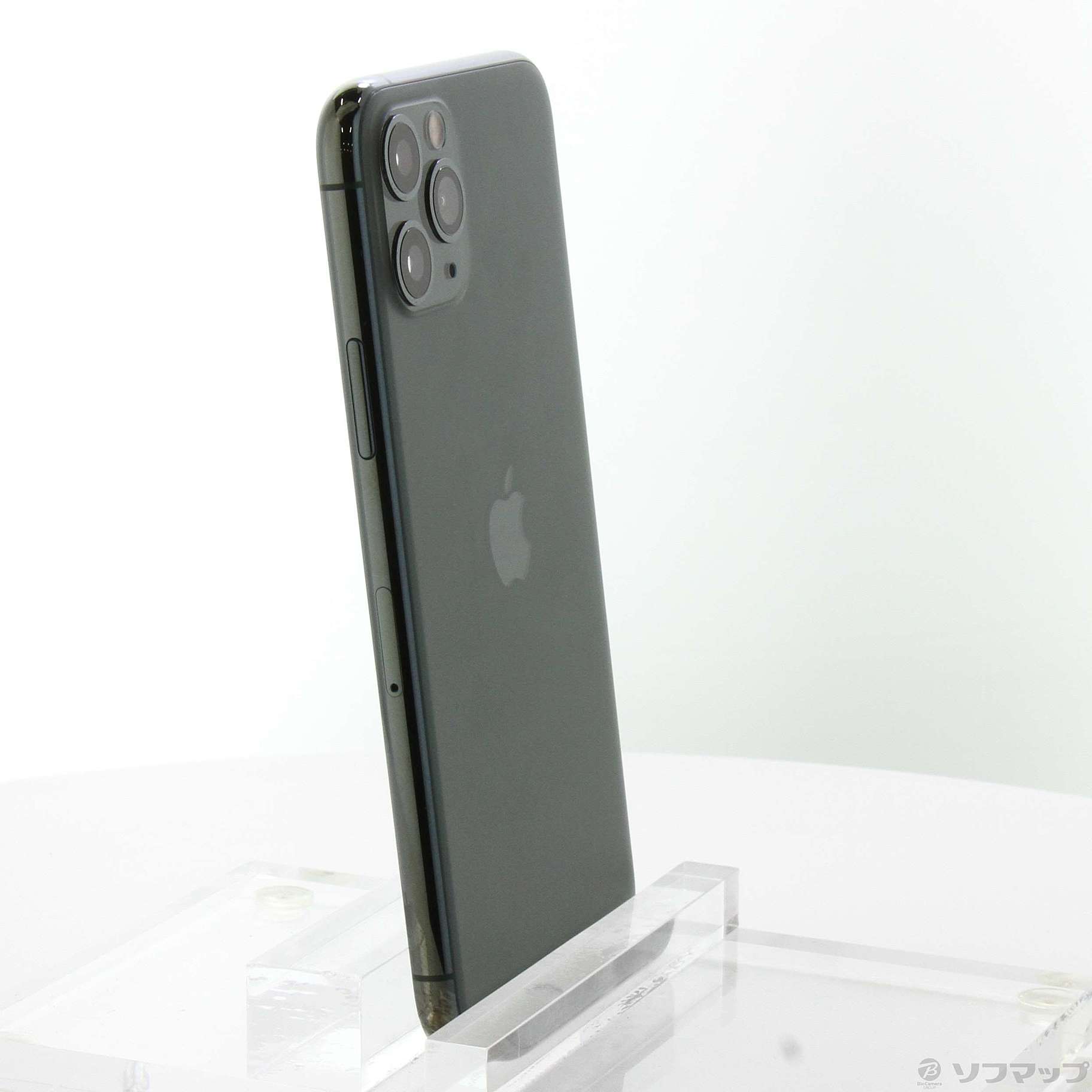 中古】iPhone11 Pro 64GB ミッドナイトグリーン MWC62J／A SoftBank