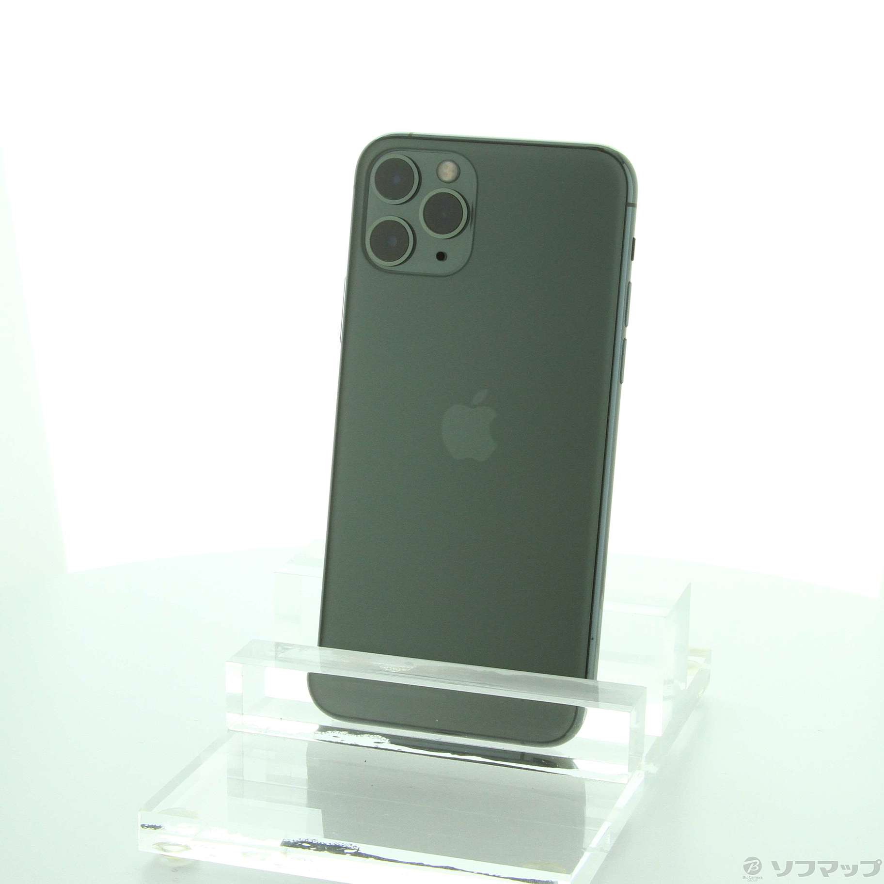 中古】iPhone11 Pro 256GB ミッドナイトグリーン NWCC2J／A SoftBank