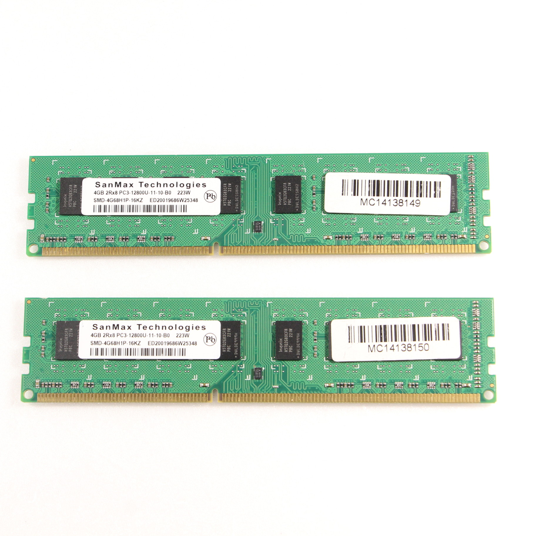 SanMax メモリ PC3-12800U 4GB×2枚 DDR3-1600 - 通販 - www ...