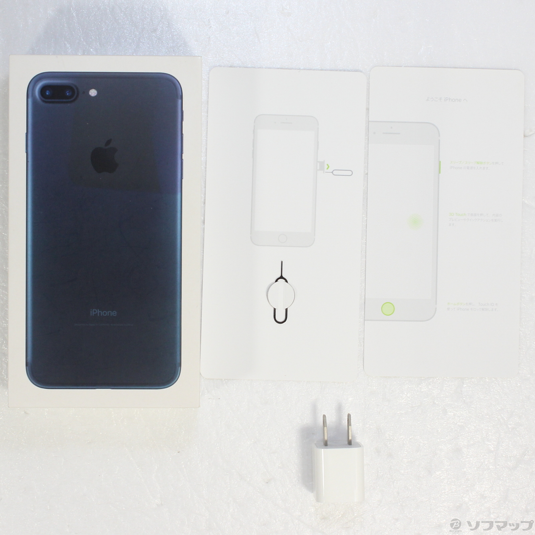 中古】iPhone7 Plus 128GB ブラック MN6F2J／A SIMフリー