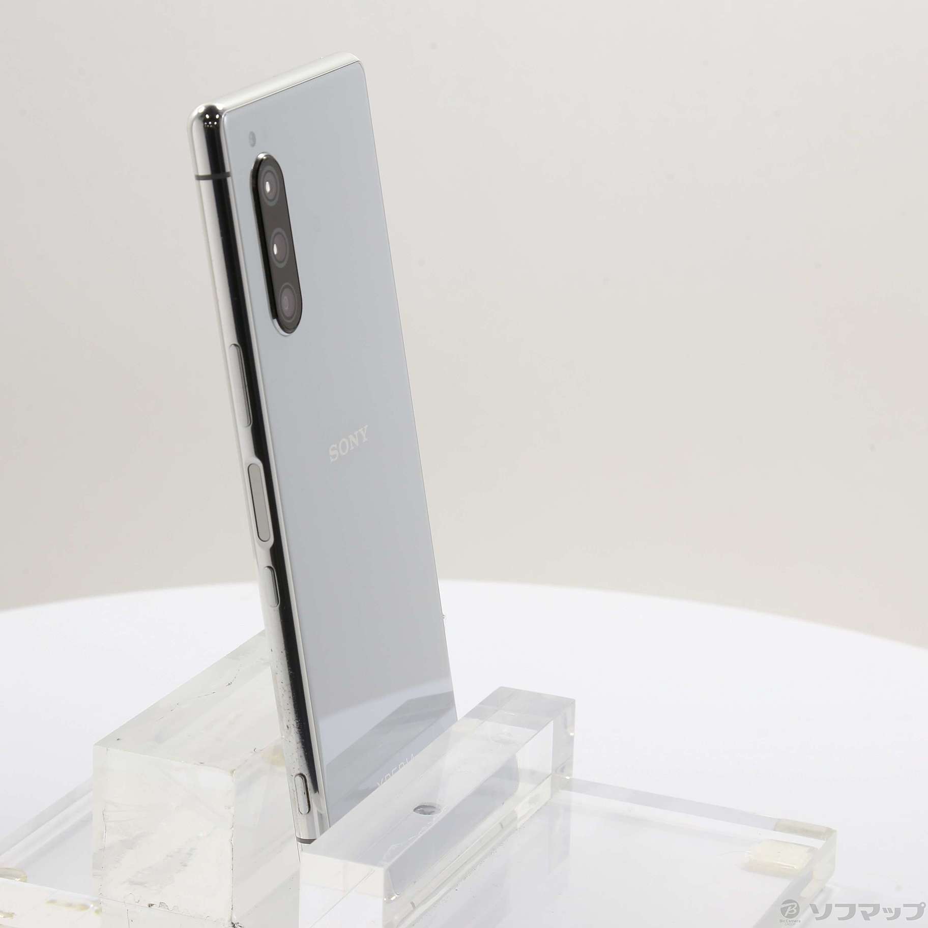 中古】Xperia 5 64GB グレー SOV41 auロック解除SIMフリー