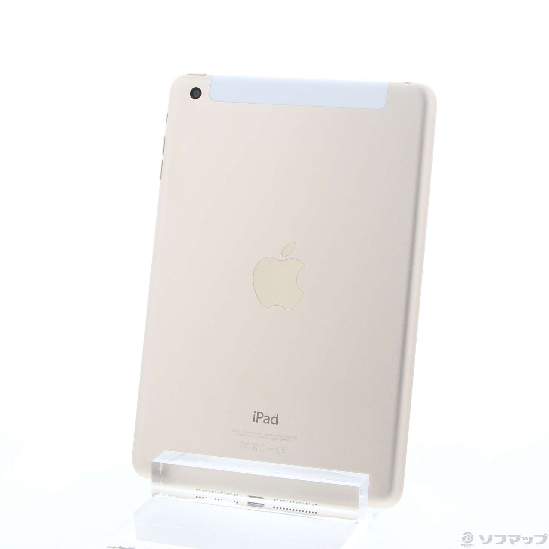 中古】iPad mini 3 64GB ゴールド MGYN2J／A SIMフリー [2133043788319