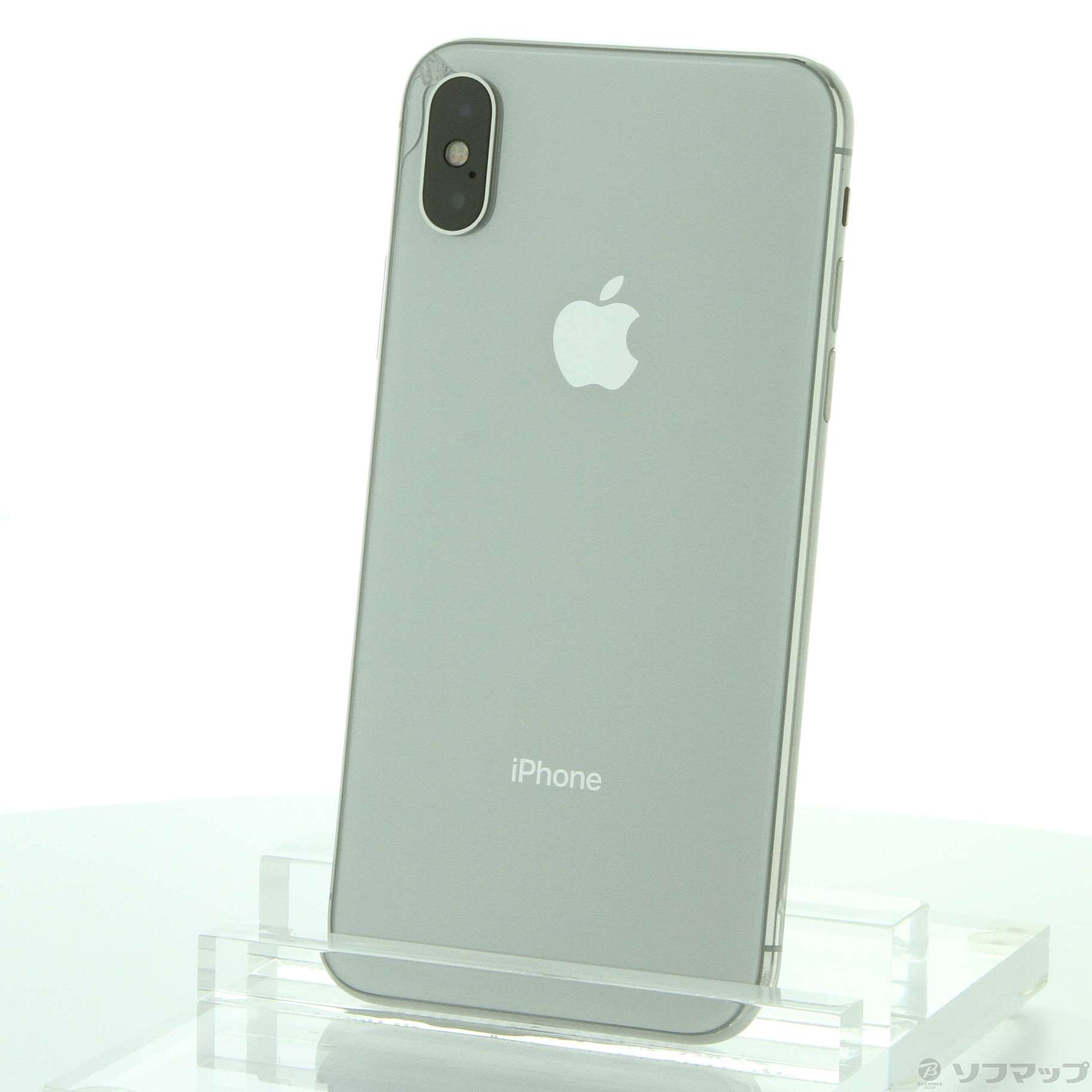 中古】iPhoneX 64GB シルバー NQAY2J／A SIMフリー [2133043796574