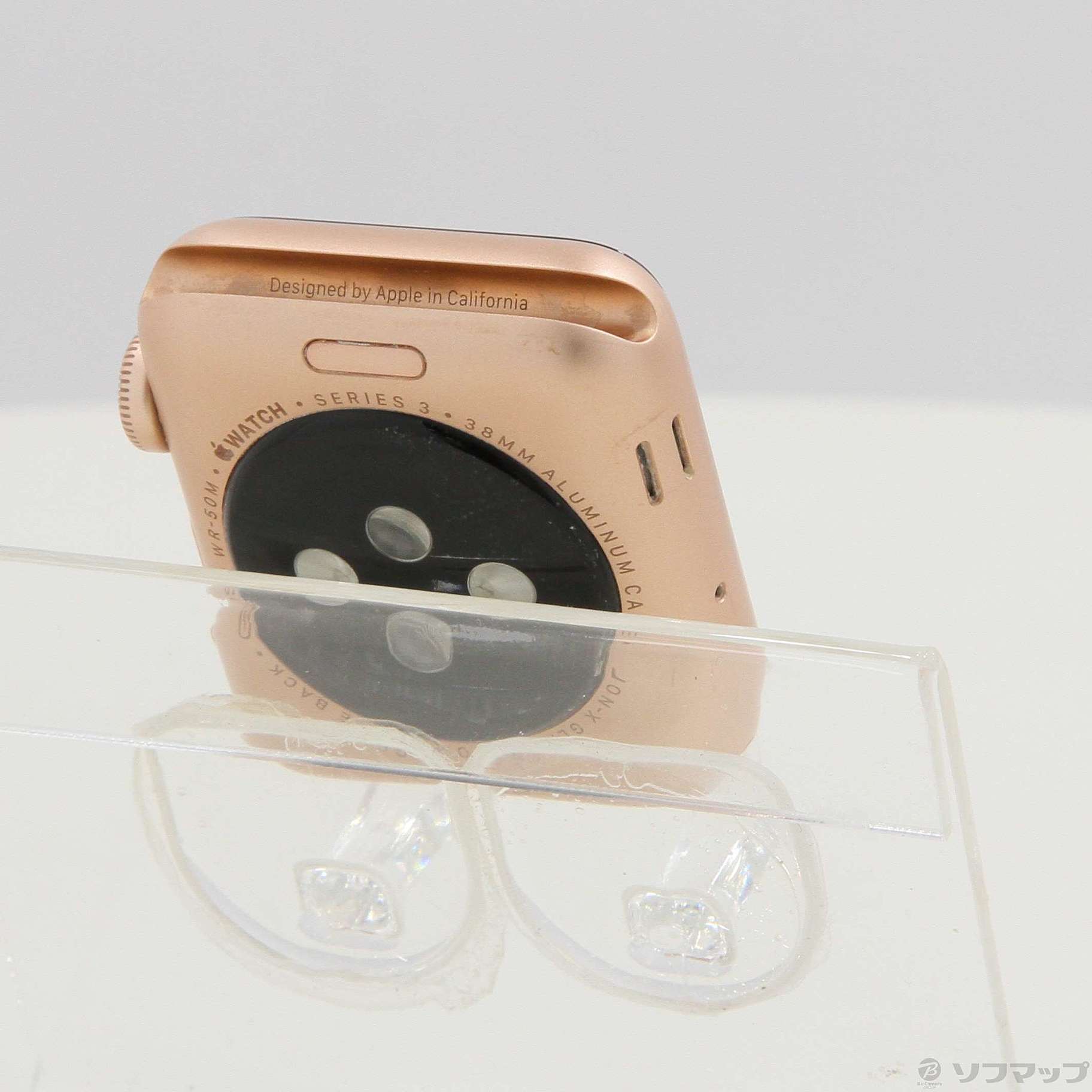 中古】Apple Watch Series 3 GPS 38mm ゴールドアルミニウムケース 