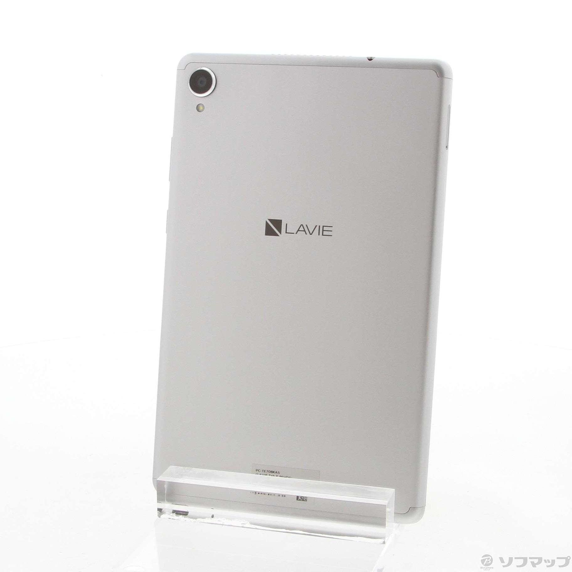 中古】LaVie Tab E TE708／KAS 64GB シルバー PC-TE708KAS Wi-Fi