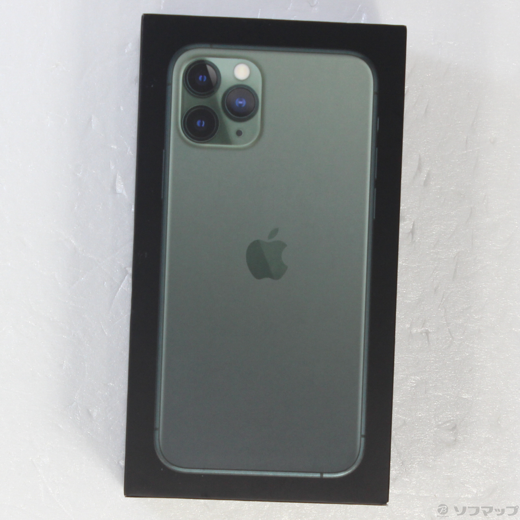 中古】iPhone11 Pro 64GB ミッドナイトグリーン MWC62J／A SoftBank