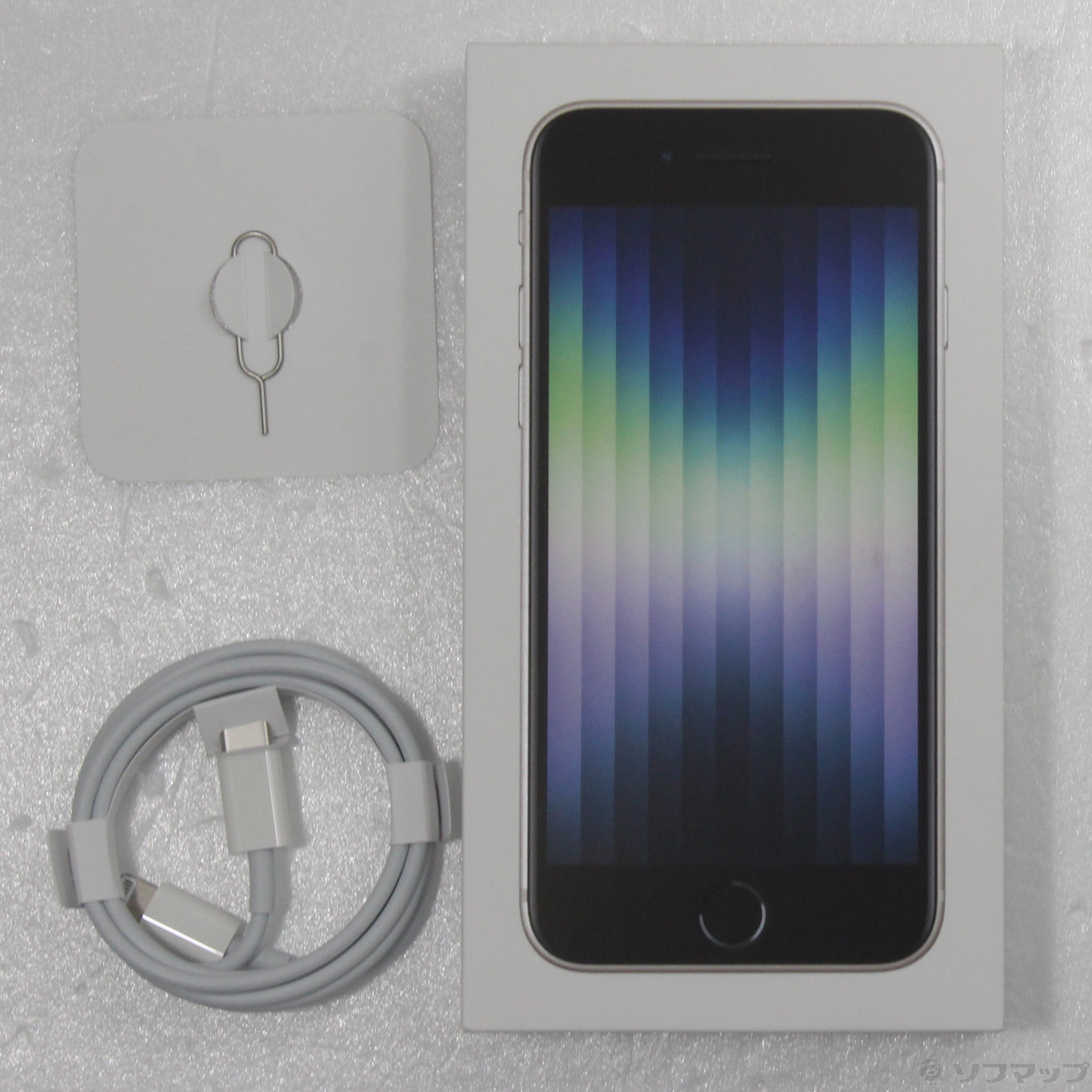 中古】iPhone SE 第3世代 128GB スターライト NMYG3J／A SIMフリー 