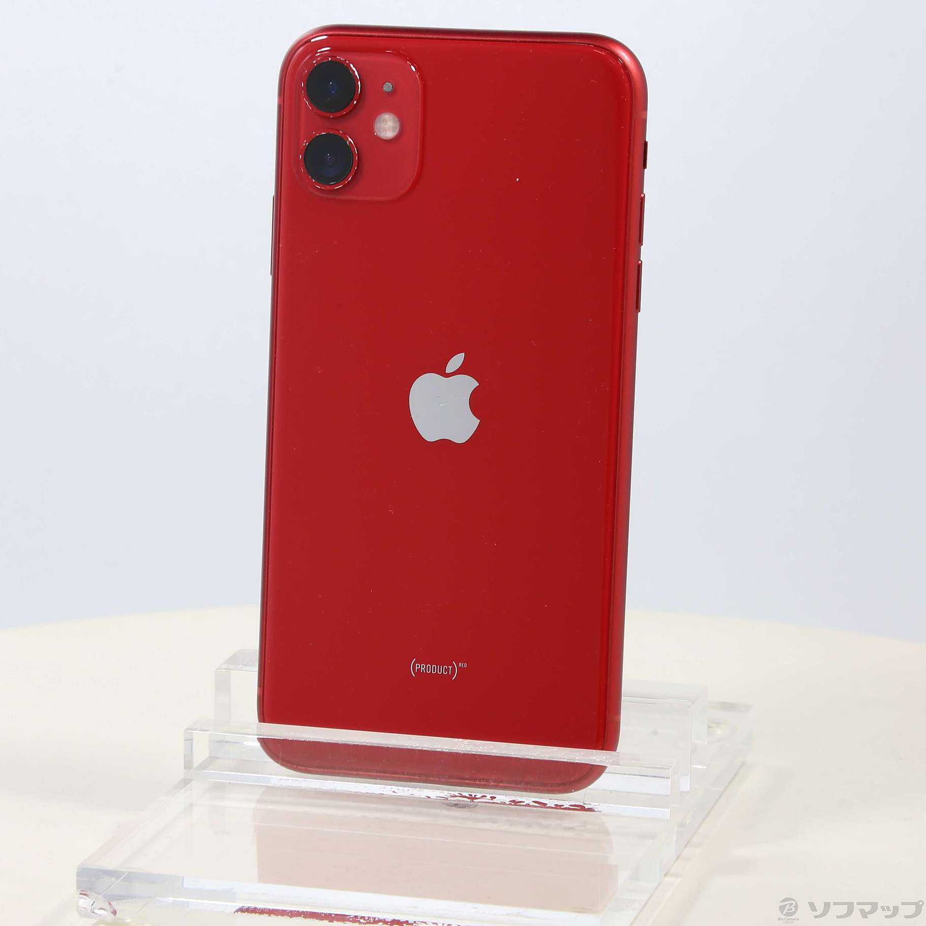 中古】iPhone11 64GB プロダクトレッド MWLV2J／A SIMフリー