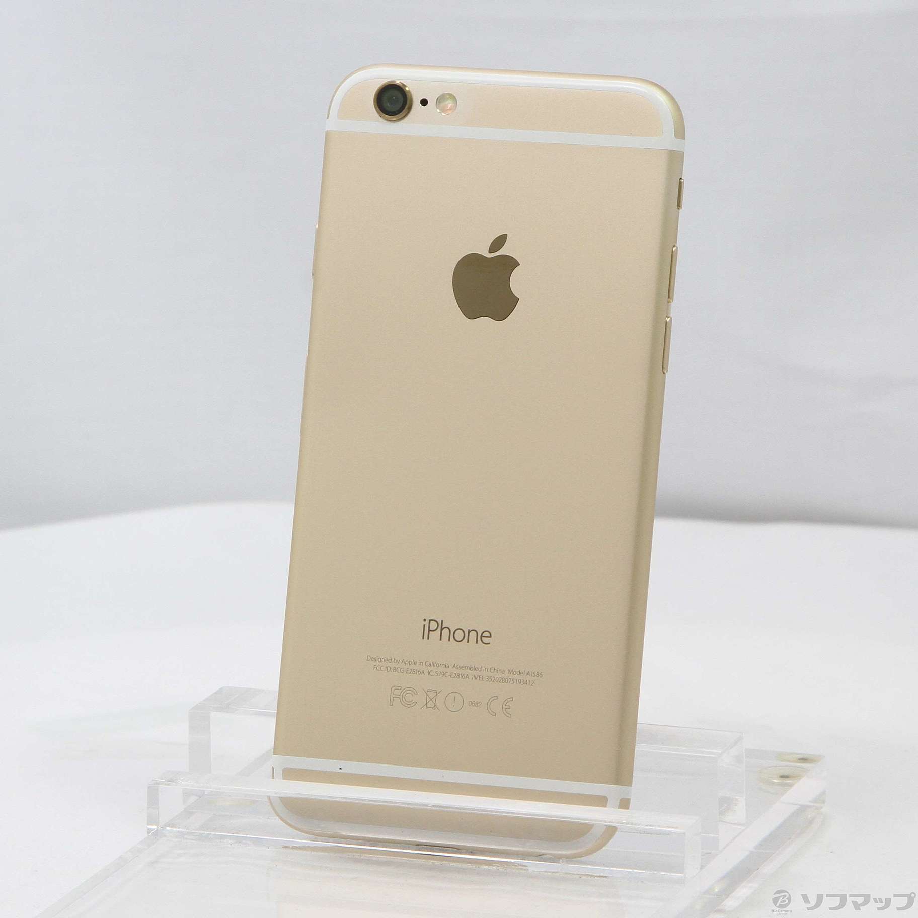 iPhone 6 au 16gb gold - スマートフォン本体