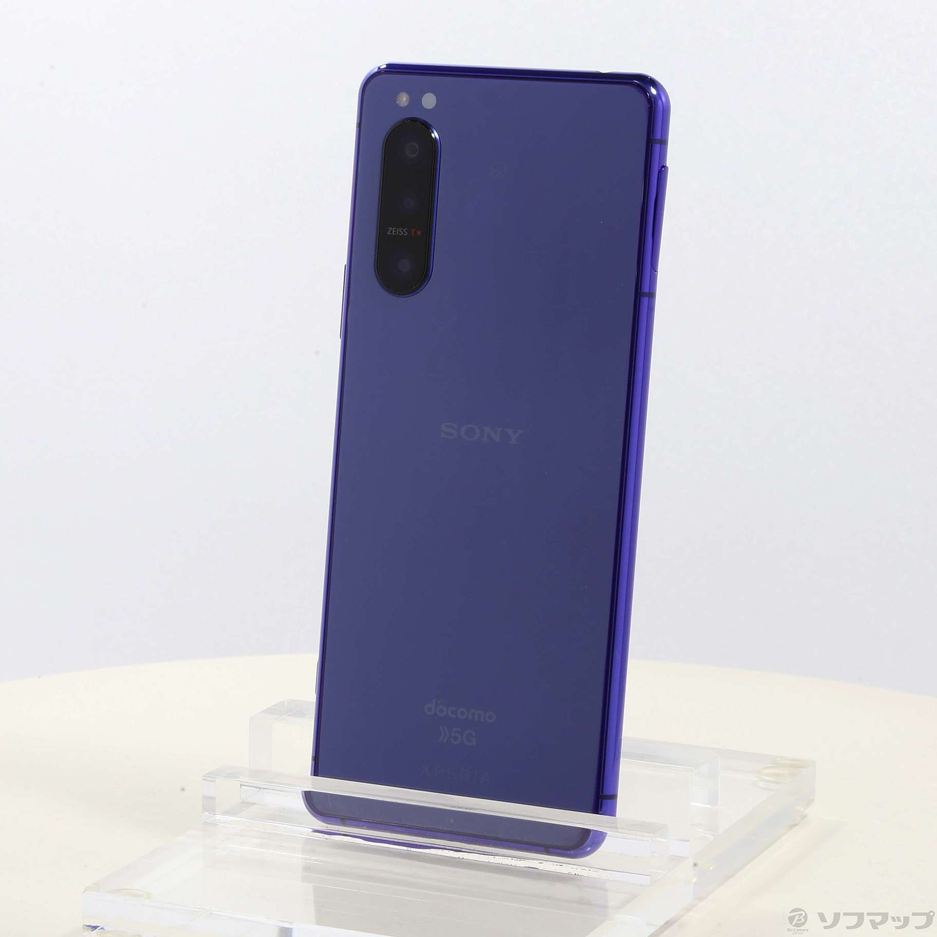 中古品〕 Xperia 5 II 128GB パープル SO-52A docomoロック解除SIM