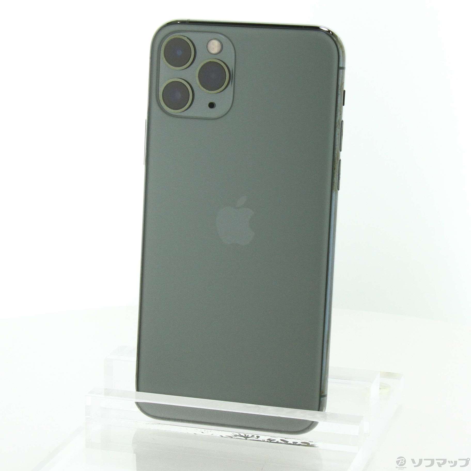 中古】iPhone11 Pro 512GB ミッドナイトグリーン MWCG2J／A SIMフリー
