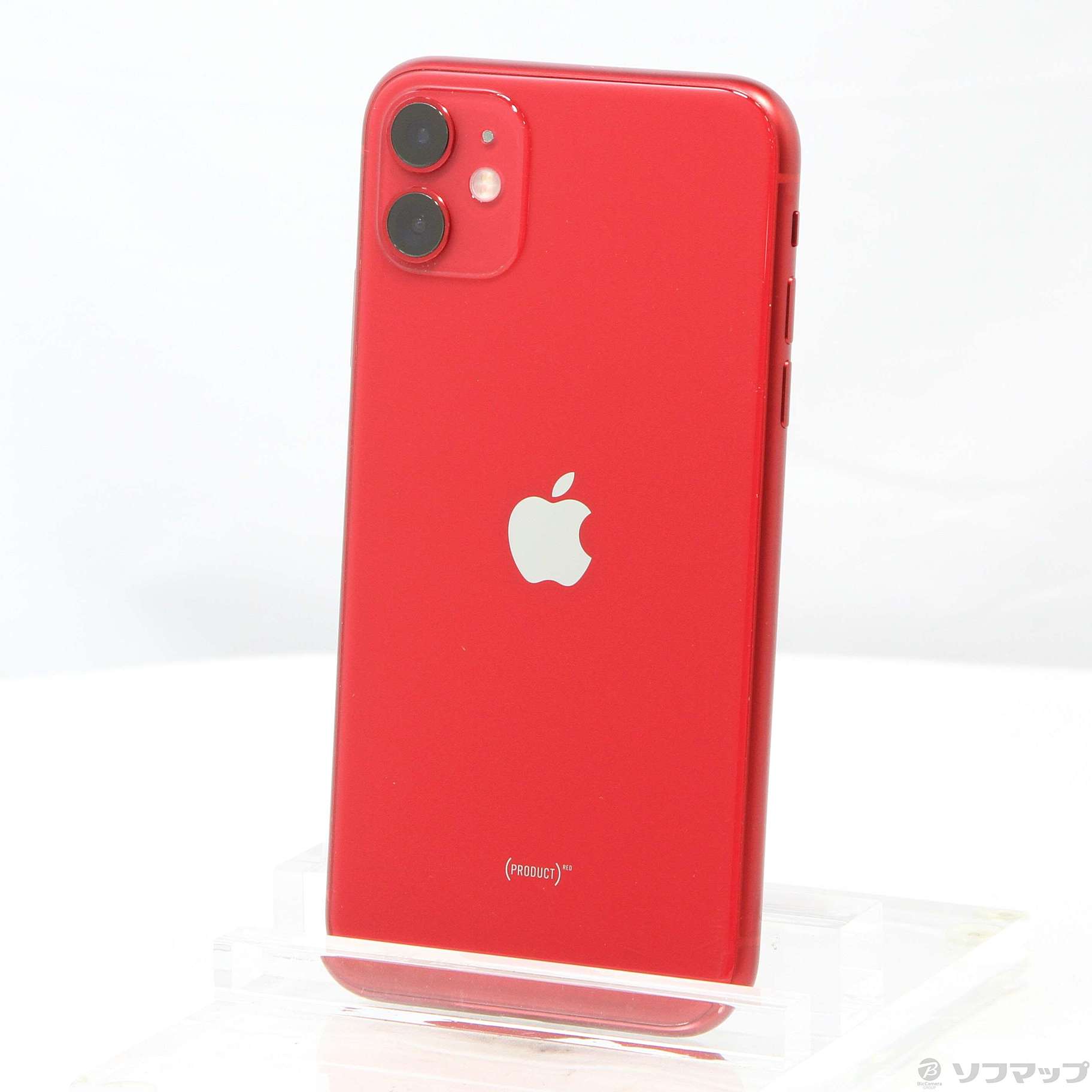 (中古)Apple iPhone11 128GB プロダクトレッド MWM32J/A SIMフリー(220-ud)