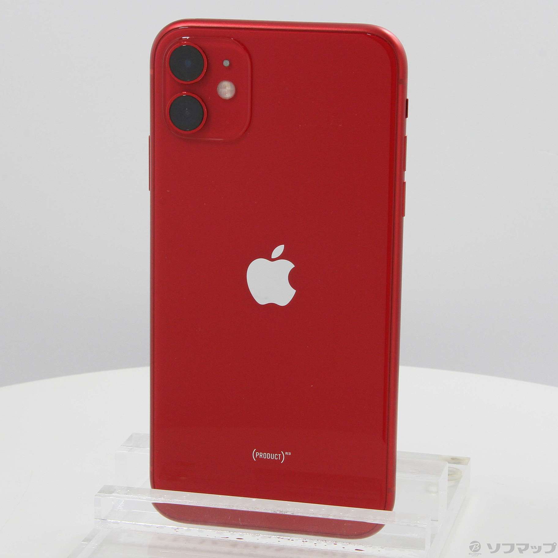 中古】iPhone11 64GB プロダクトレッド MWLV2J／A SIMフリー