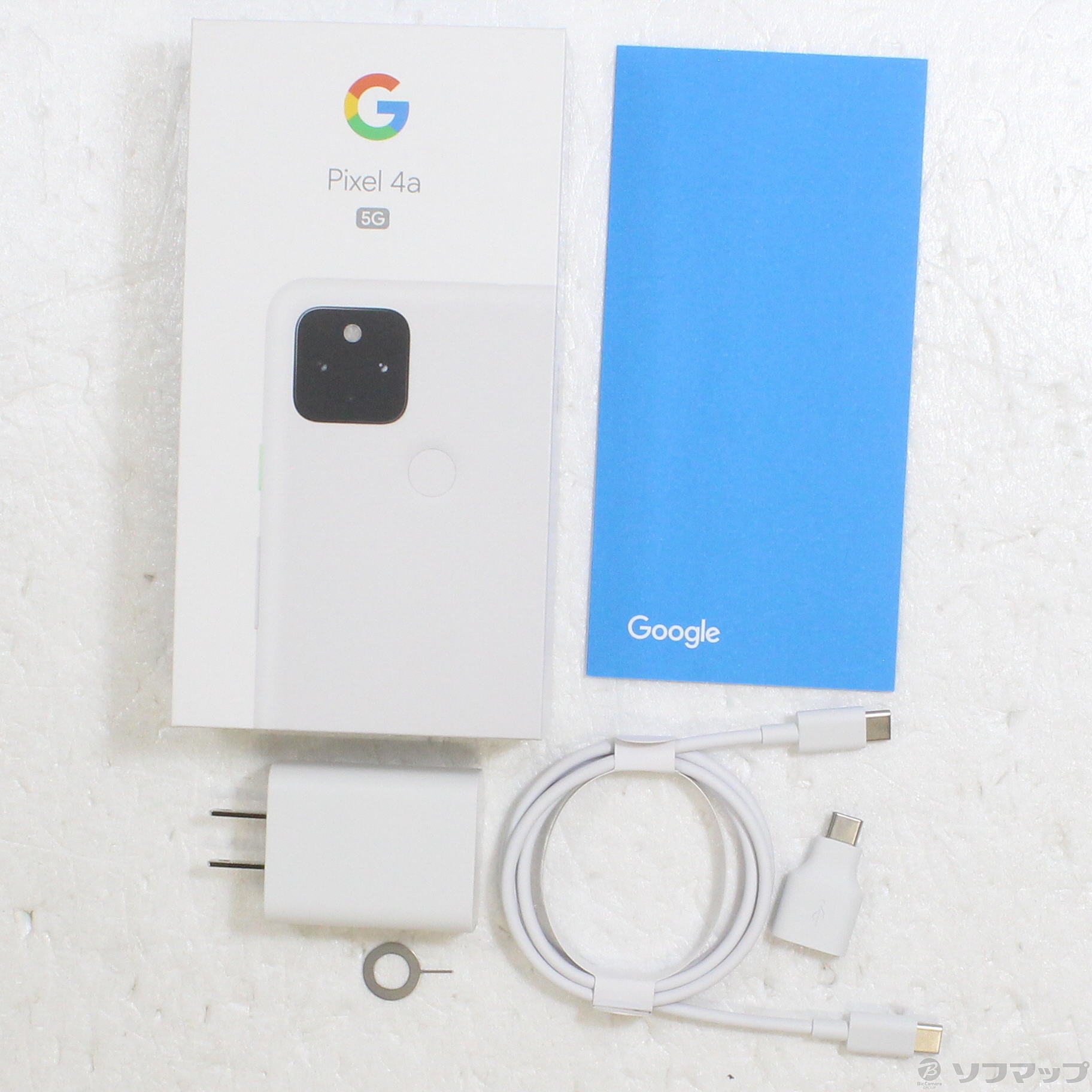 中古】Google Pixel 4a 5G 128GB クリアリーホワイト GA01946-JP SIM