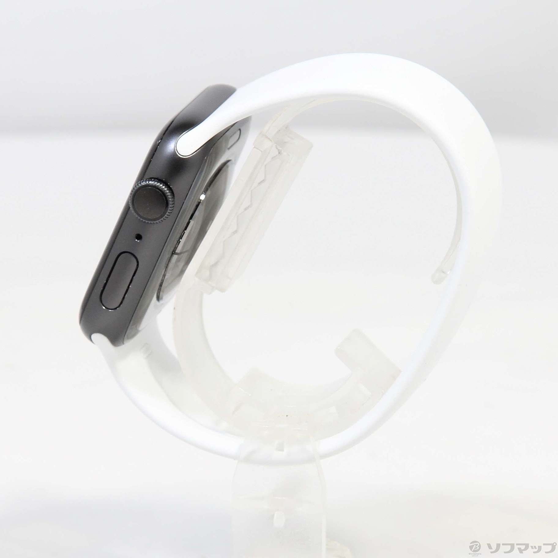 Apple Watch Series 6 GPS 44mm スペースグレイアルミニウムケース ホワイトソロループ