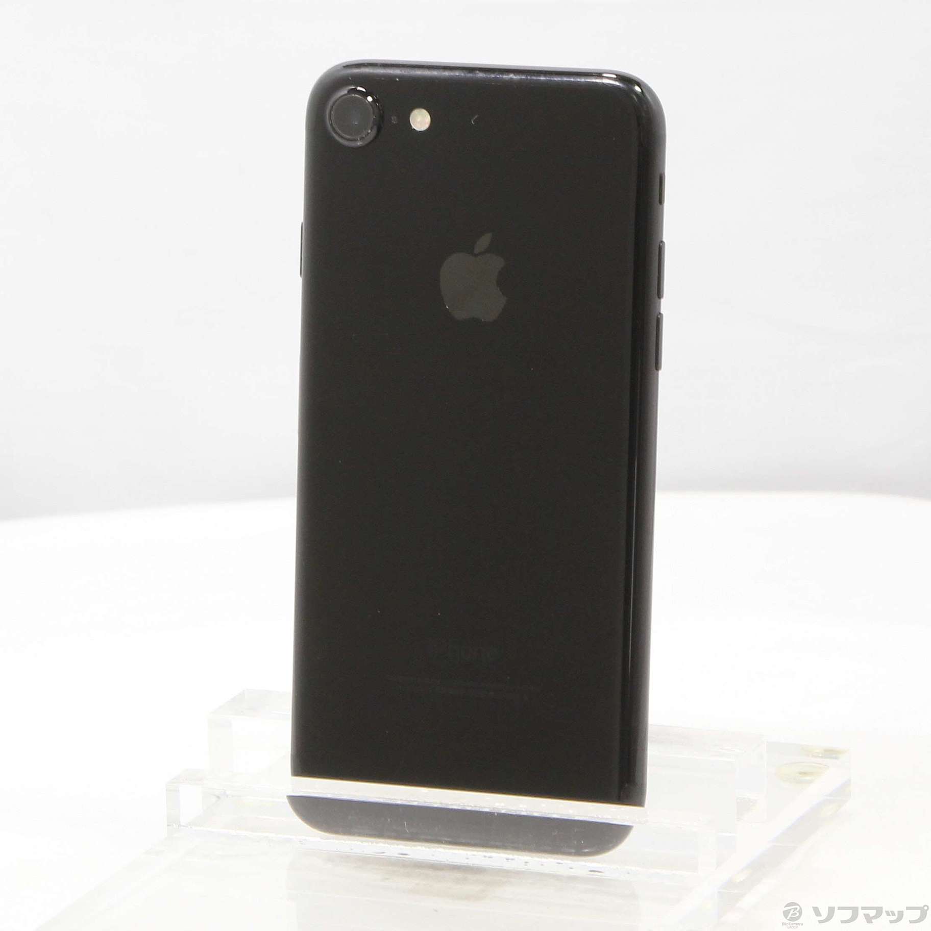 中古】iPhone7 128GB ジェットブラック MNCP2J／A SIMフリー