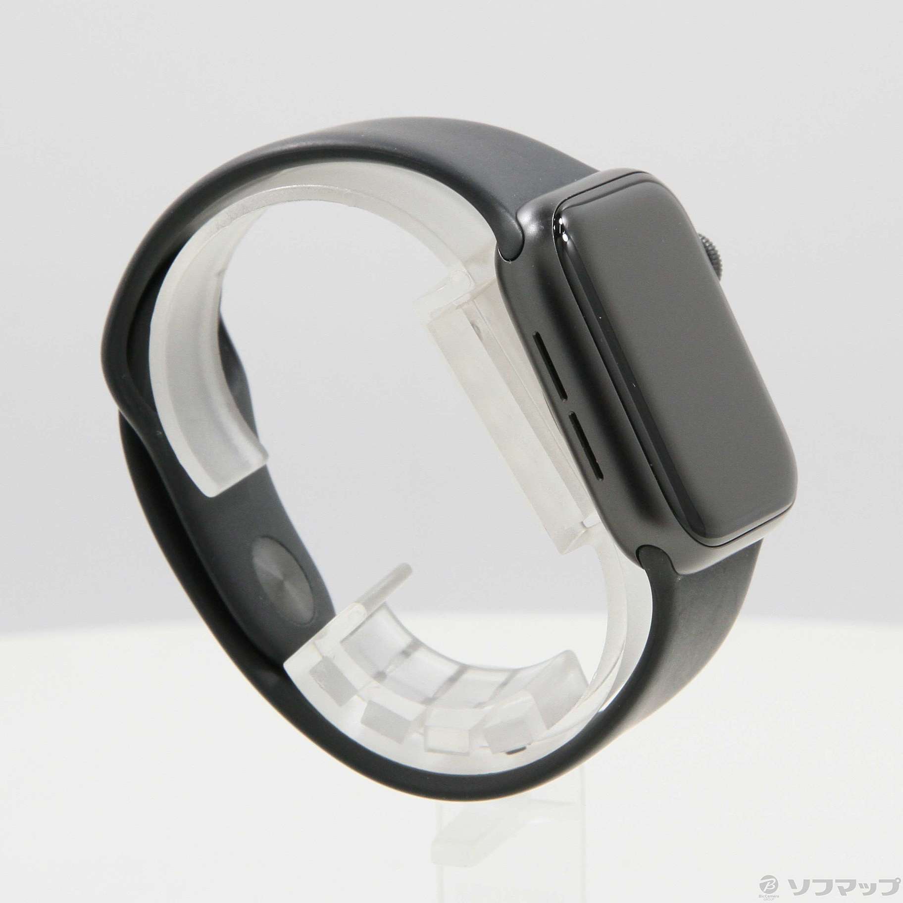 〔中古品〕 Apple Watch SE 第1世代 GPS 40mm スペースグレイアルミニウムケース ブラックスポーツバンド