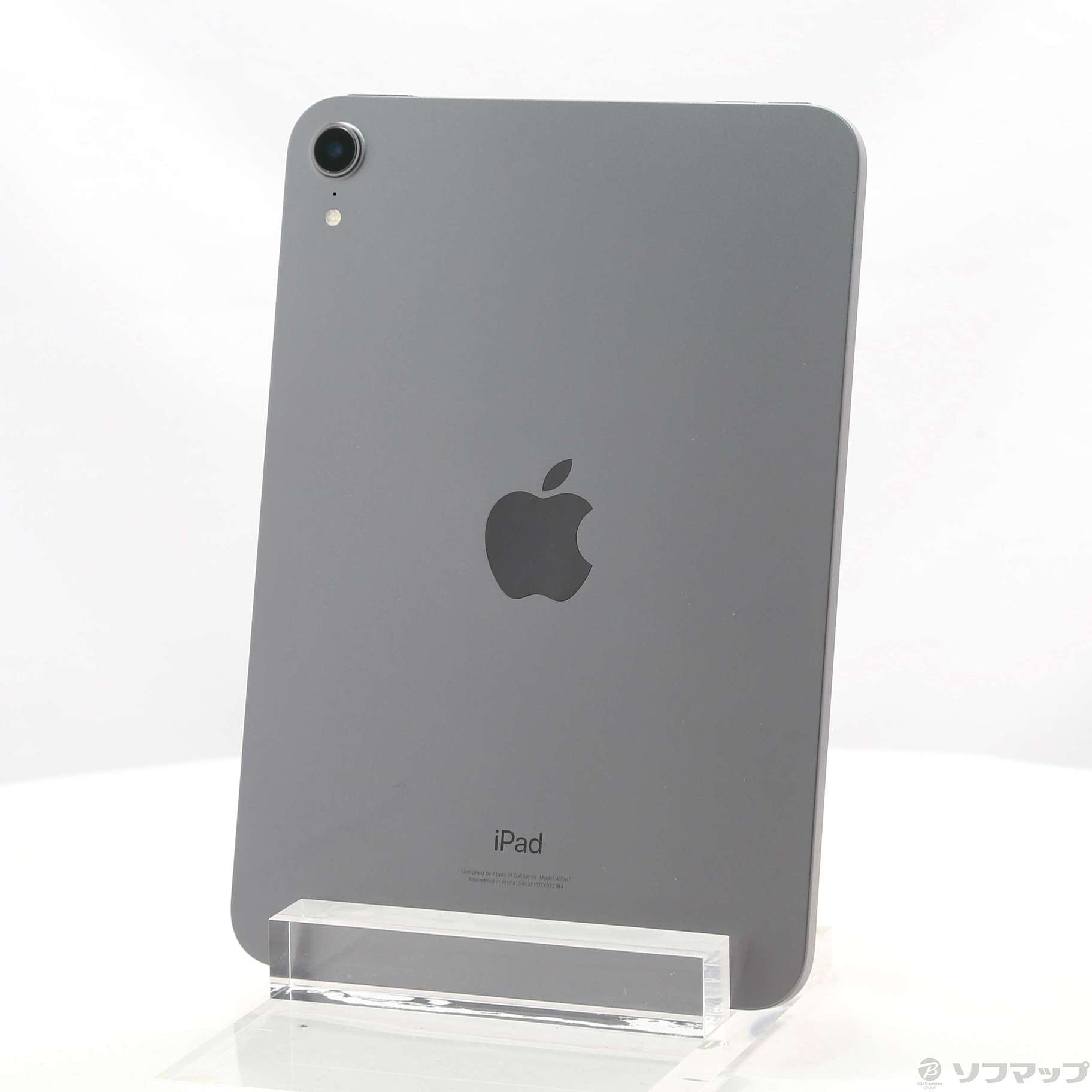 中古】iPad mini 第6世代 64GB スペースグレイ MK7M3J／A Wi-Fi