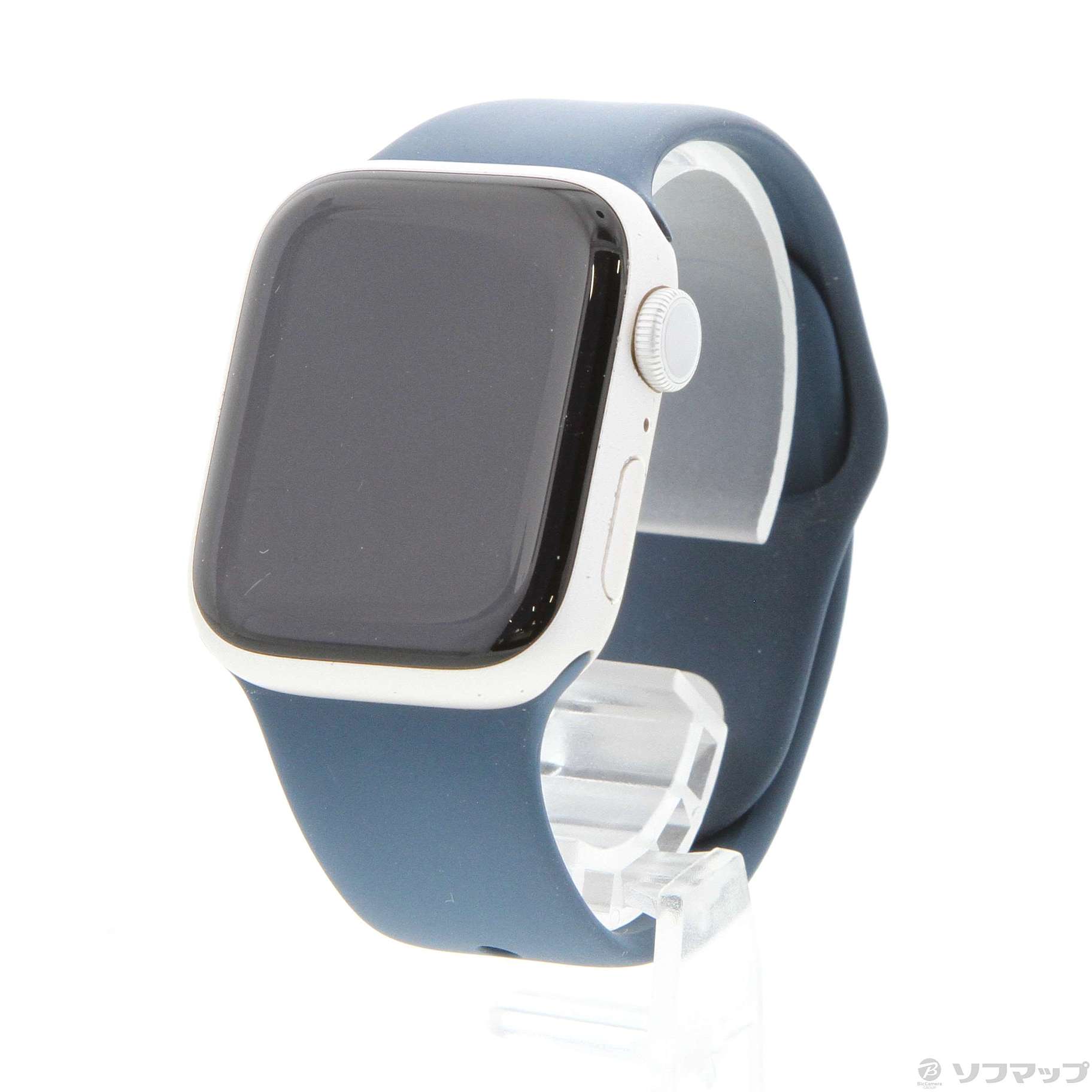 セール対象品 Apple Watch Series 7 GPS 41mm スターライトアルミニウムケース アビスブルースポーツバンド