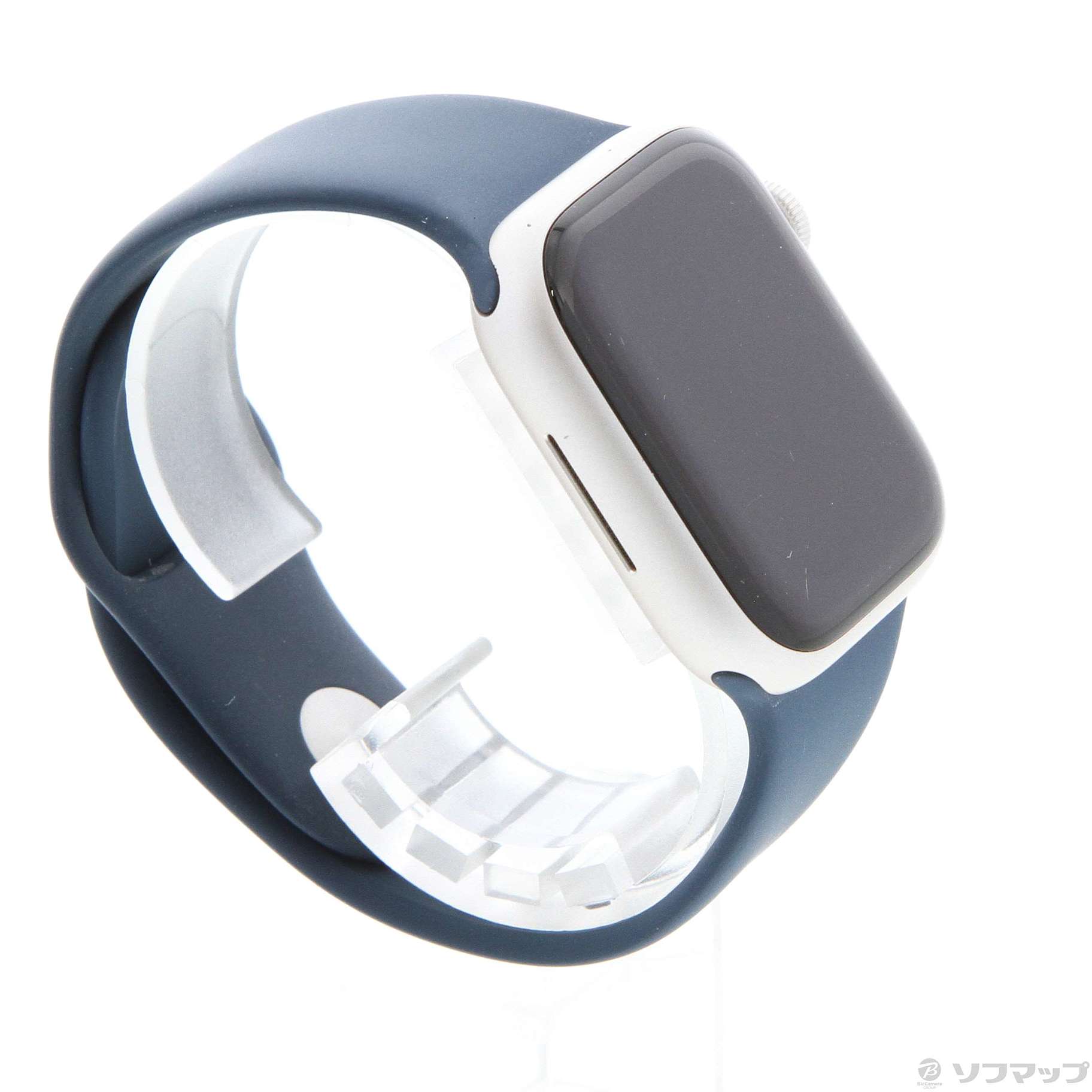 セール対象品 Apple Watch Series 7 GPS 41mm スターライトアルミニウムケース アビスブルースポーツバンド
